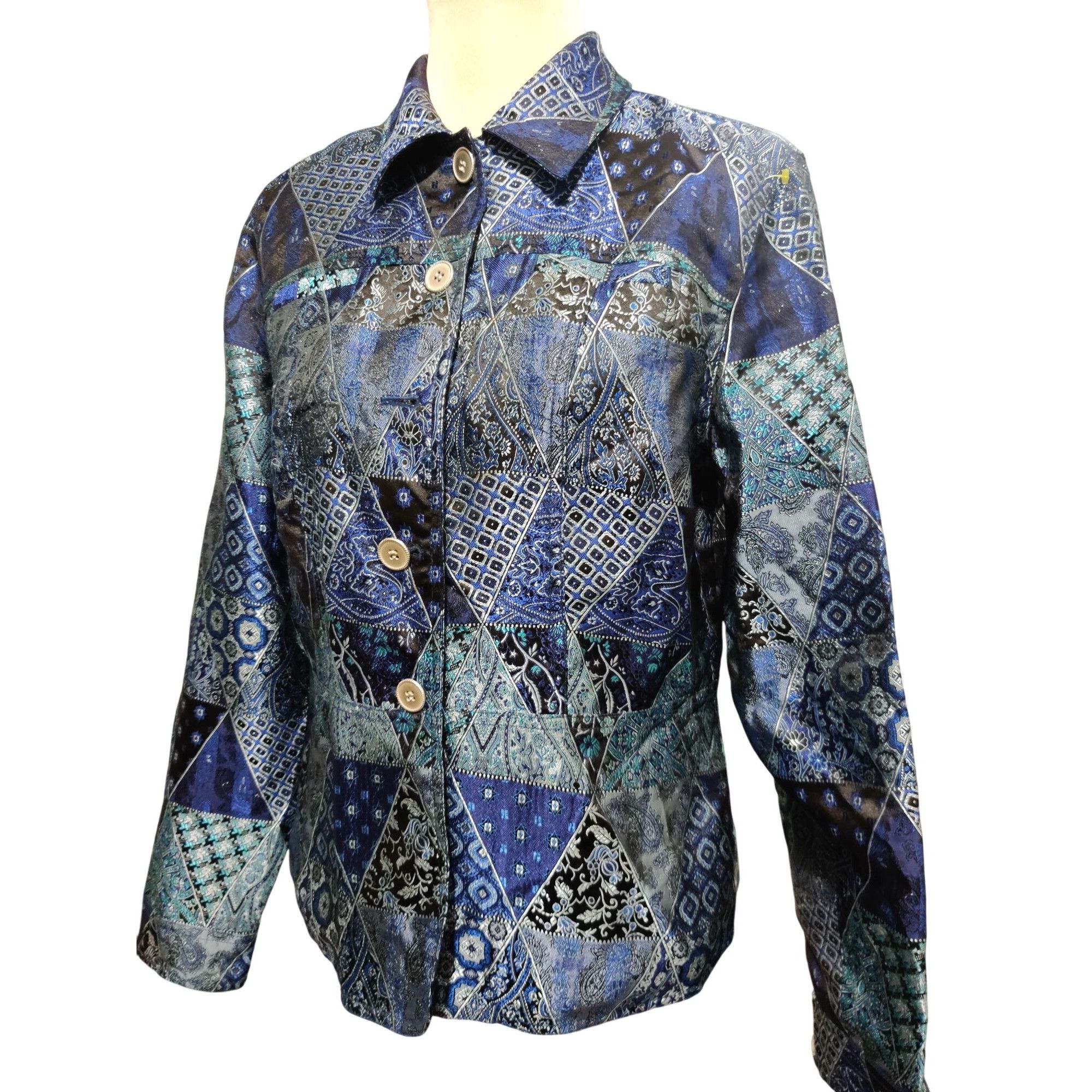 Coldwater Creek Coldwater Creek M womens vintage patchwork paisley triangle Size M / US 6-8 / IT 42-44 - 15 Thumbnail