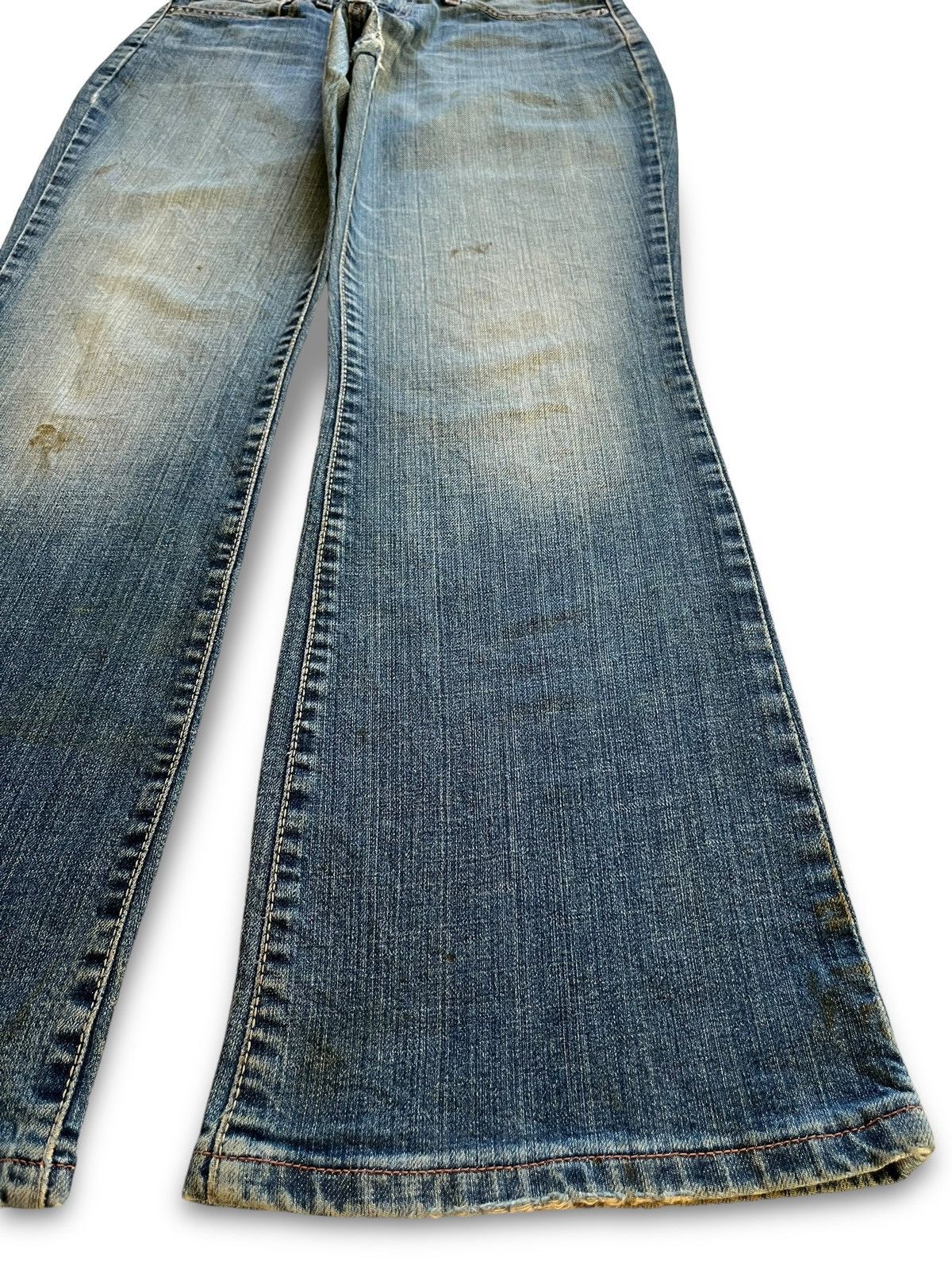 Levi's × Levi's Vintage Clothing Vintage 90s Levis 529 Faded Wash Distressed Flare Jeans Size US 29 - 7 Thumbnail