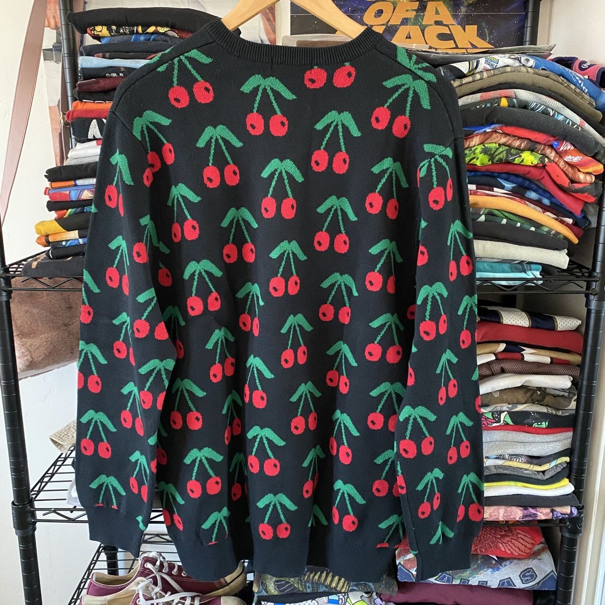 Supreme Supreme Cherry Sweater Black 2014 Size US XL / EU 56 / 4 - 4 Thumbnail