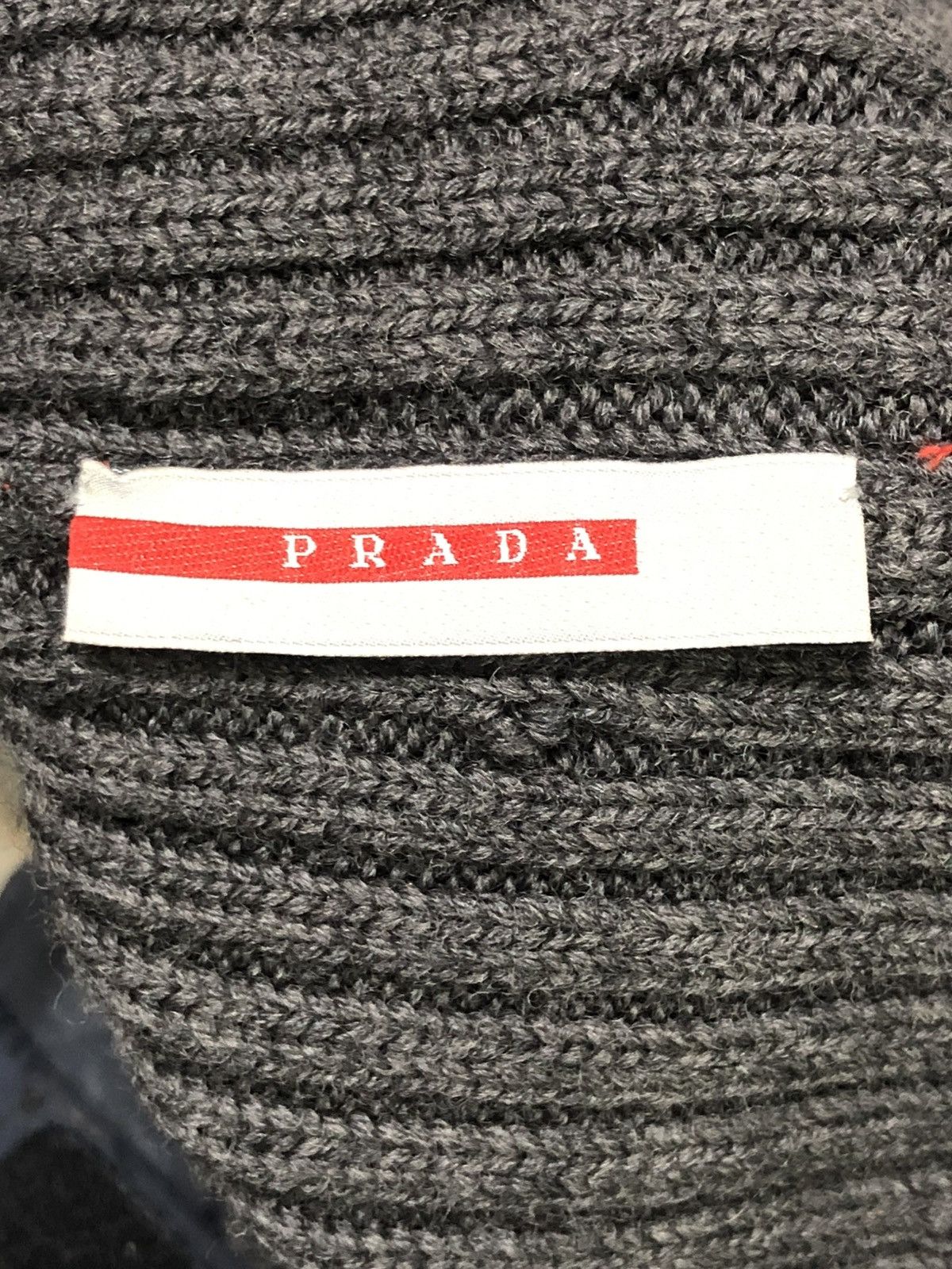 Prada Prada Wool Red Tab Beanie Size ONE SIZE - 6 Thumbnail