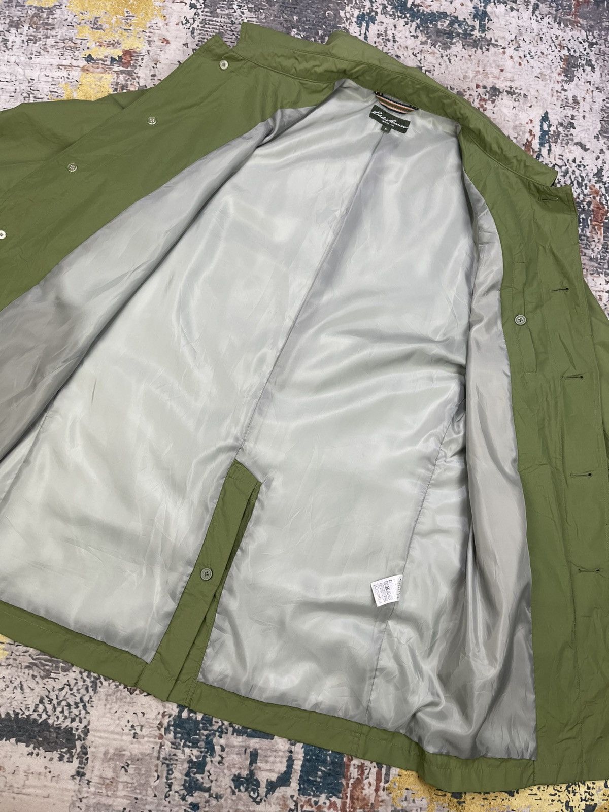 Eddie Bauer Eddie Bauer Lime Green Nylon Trench Coat Size US M / EU 48-50 / 2 - 8 Thumbnail