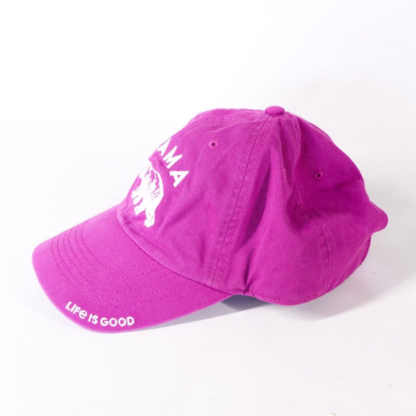 Other Mama Bear Life is Good Mom Baseball Hat Cap Pink White Size ONE SIZE - 4 Thumbnail