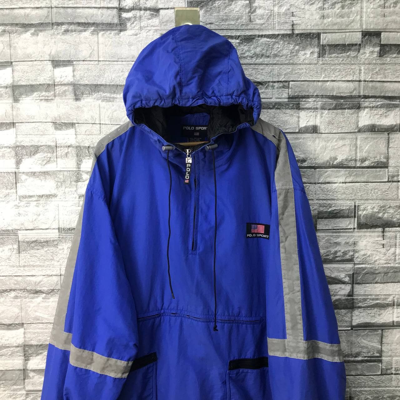 Polo Ralph Lauren Vintage 90s Polo Sport Ralph Lauren USA Flag Anorak BAGGY XL Size US XL / EU 56 / 4 - 2 Thumbnail
