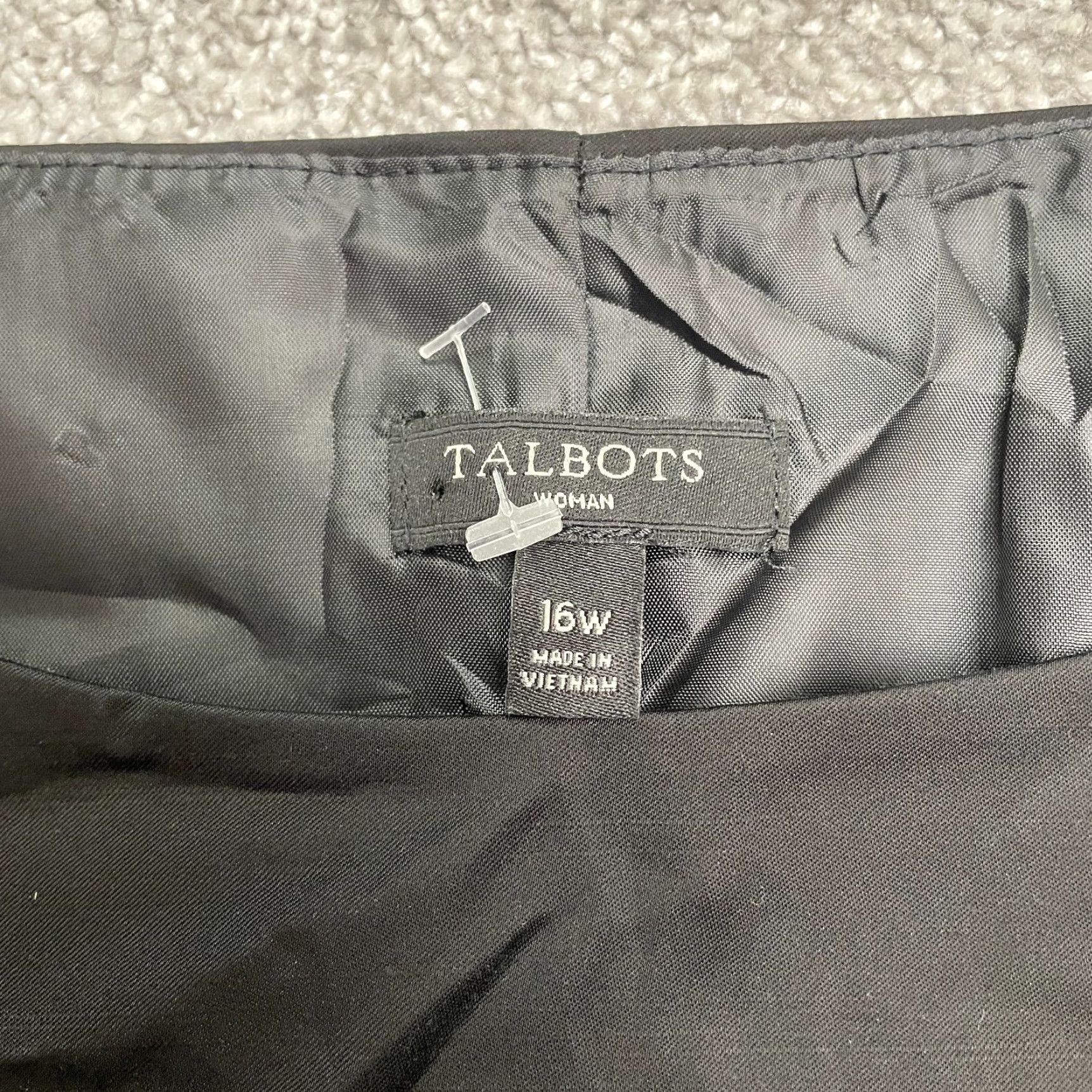 Talbots Talbots Tank Top Womens 16W Black Sleeveless Zip Work Basic Casual Solid Cotton Blend Shirt Mens Womens Girls Boys Size XXL / US 16-18 / IT 52-54 - 7 Thumbnail
