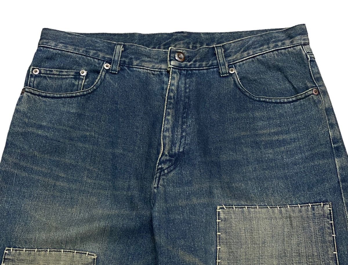 Comme Ca Ism Rare Design Vintage Comme Ca Ism Patchwork Baggy Jeans 1990s Size US 33 - 3 Thumbnail