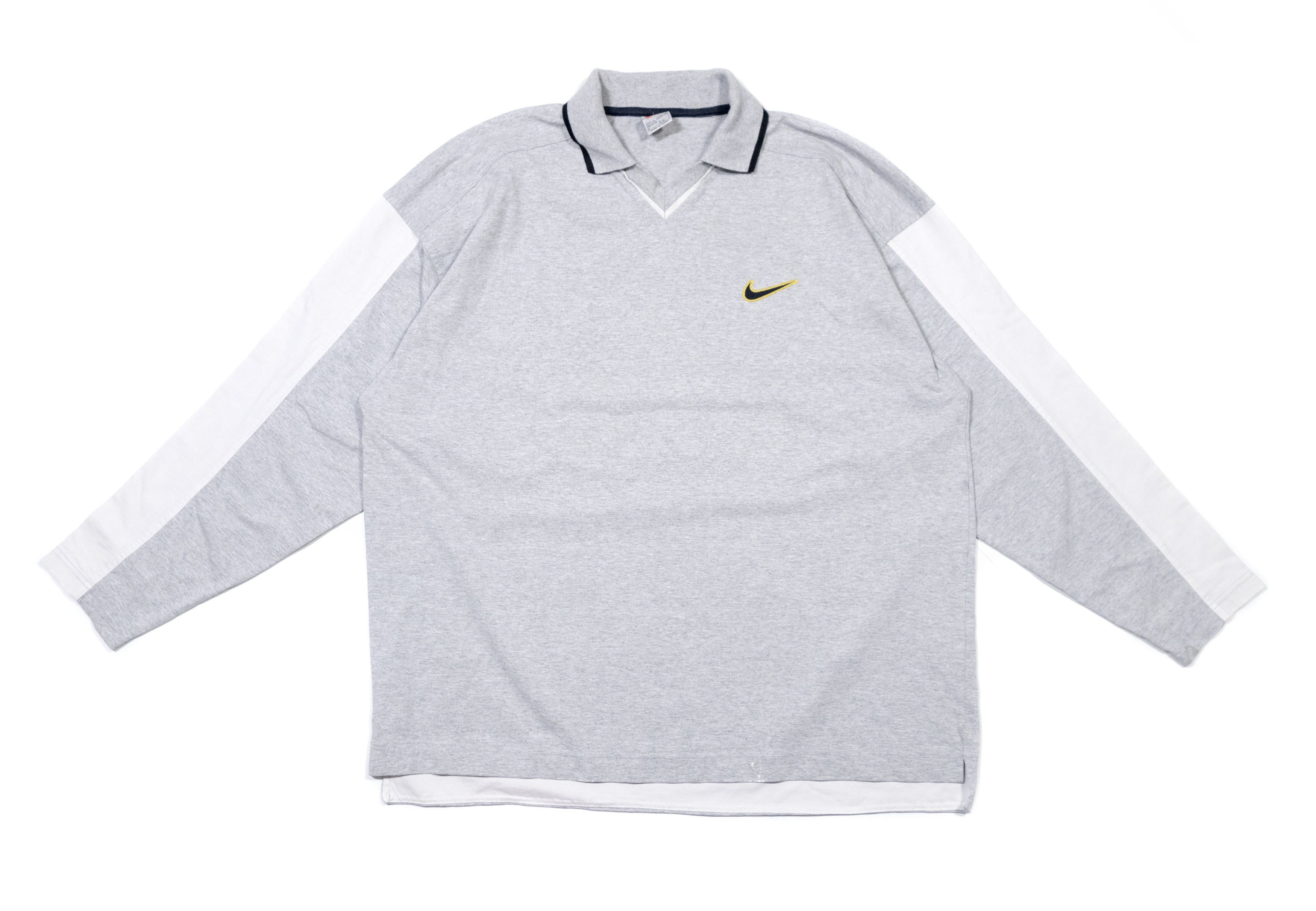 Nike 90S Swoosh Logo Rugby Size US XXL / EU 58 / 5 - 1 Thumbnail