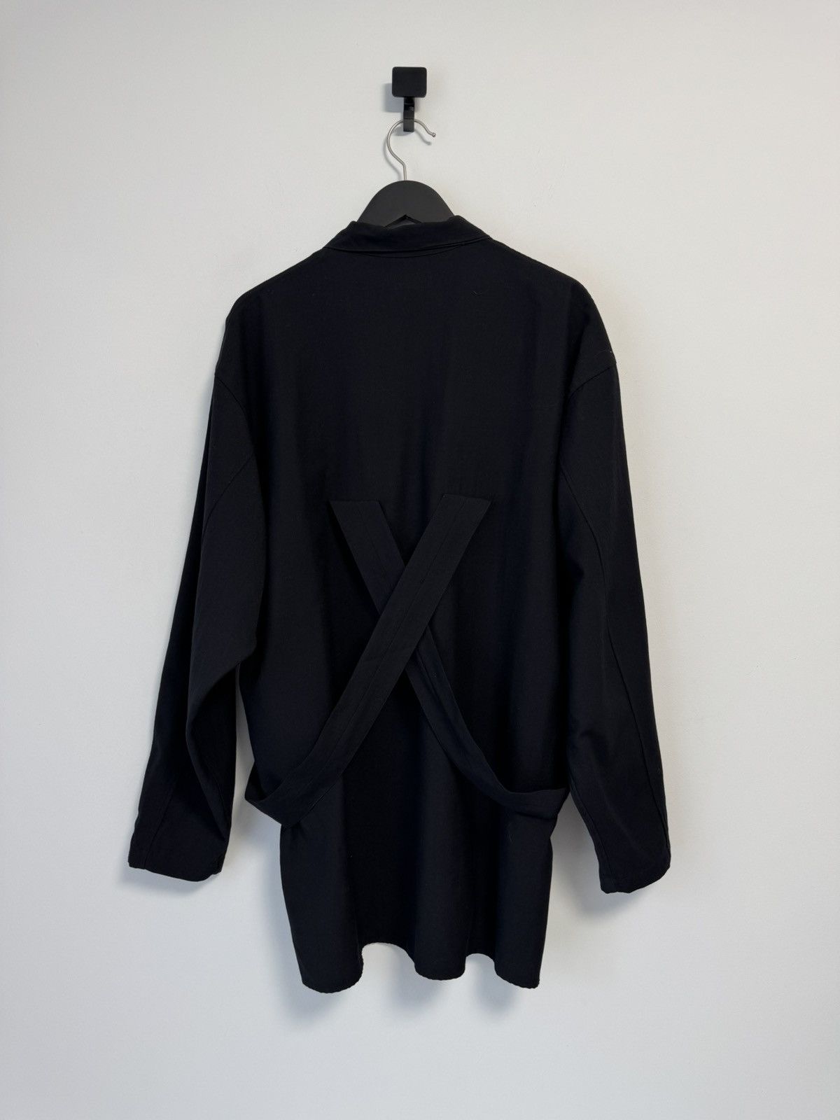 Yohji Yamamoto YOHJI YAMAMOTO POUR HOMME Strap Design Long Sleeve Shirt Size XL / US 12-14 / IT 48-50 - 12 Thumbnail