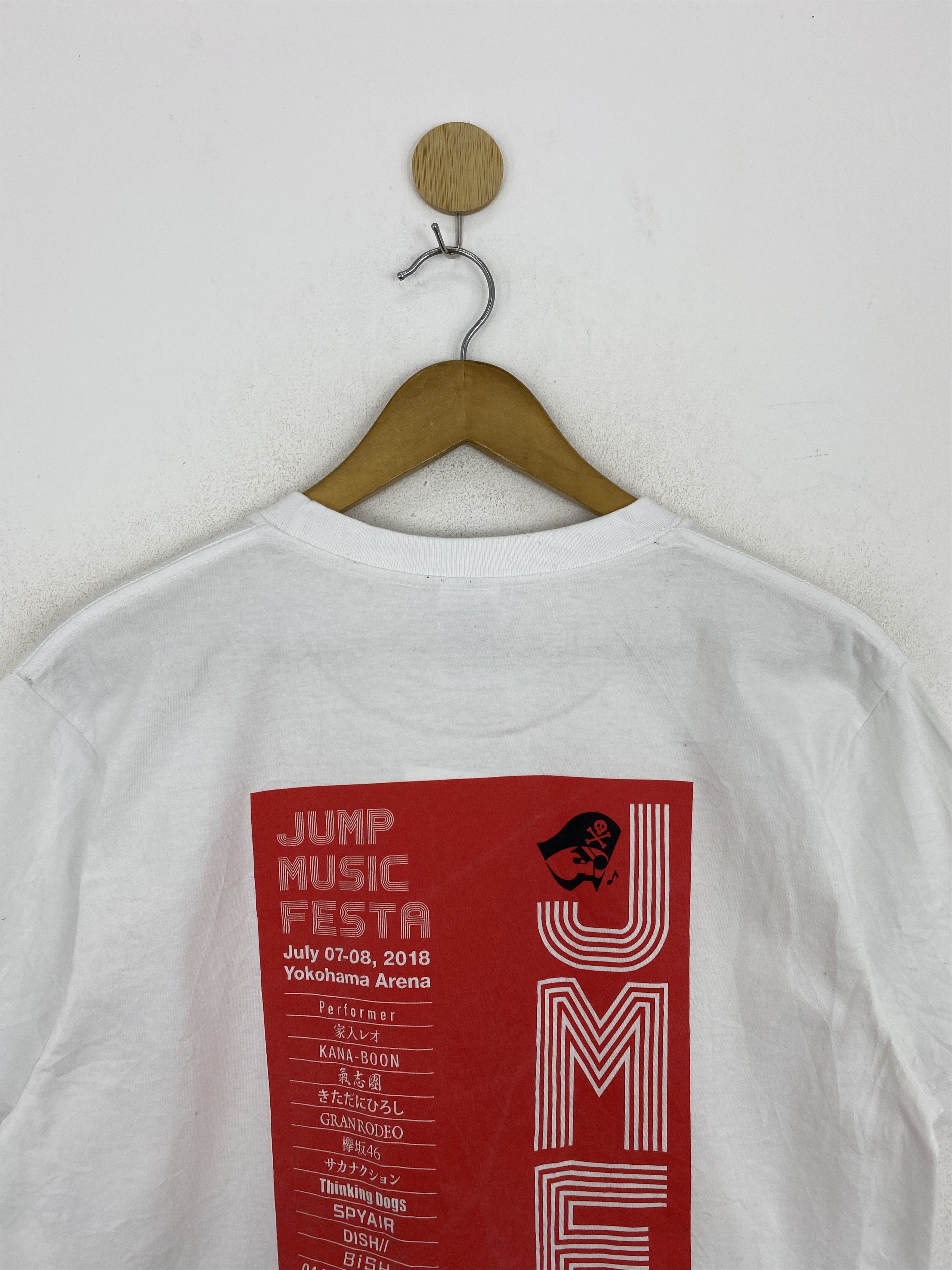 Anime One Piece Monkey D Luffy Jump Music Festa T Shirt TA0581 Size US L / EU 52-54 / 3 - 4 Thumbnail