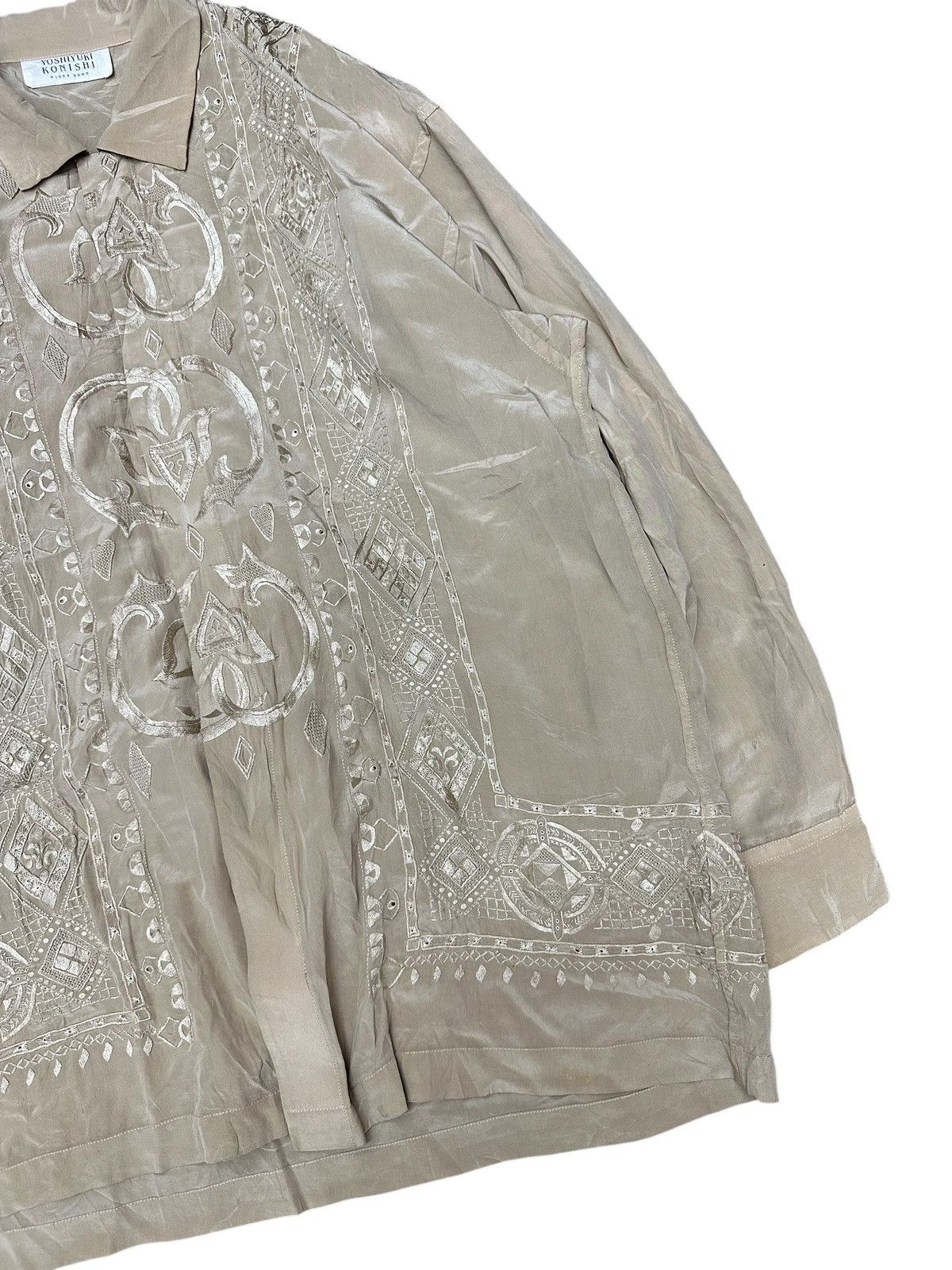 Yoshiyuki Konishi 1990s FICCE UOMO DESIGNED BY YOSHIYUKI KONISHI SHIRT Arabian Size US L / EU 52-54 / 3 - 4 Thumbnail