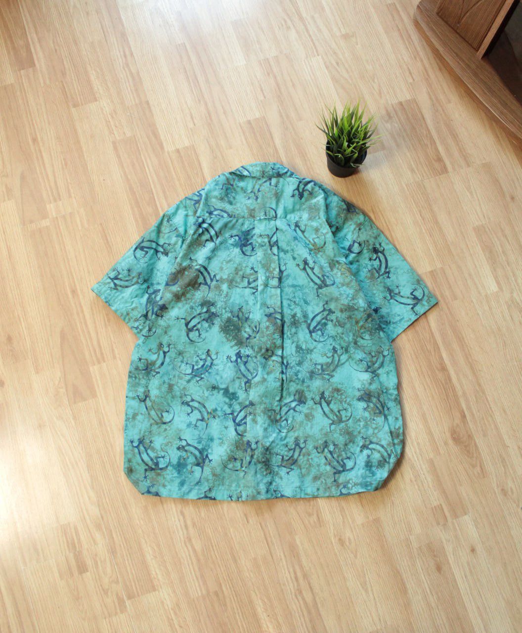 Orvis 🔥 Vintage Orvis Lizard Print Rare Short Sleeve Shirt Y2K Size US L / EU 52-54 / 3 - 6 Thumbnail