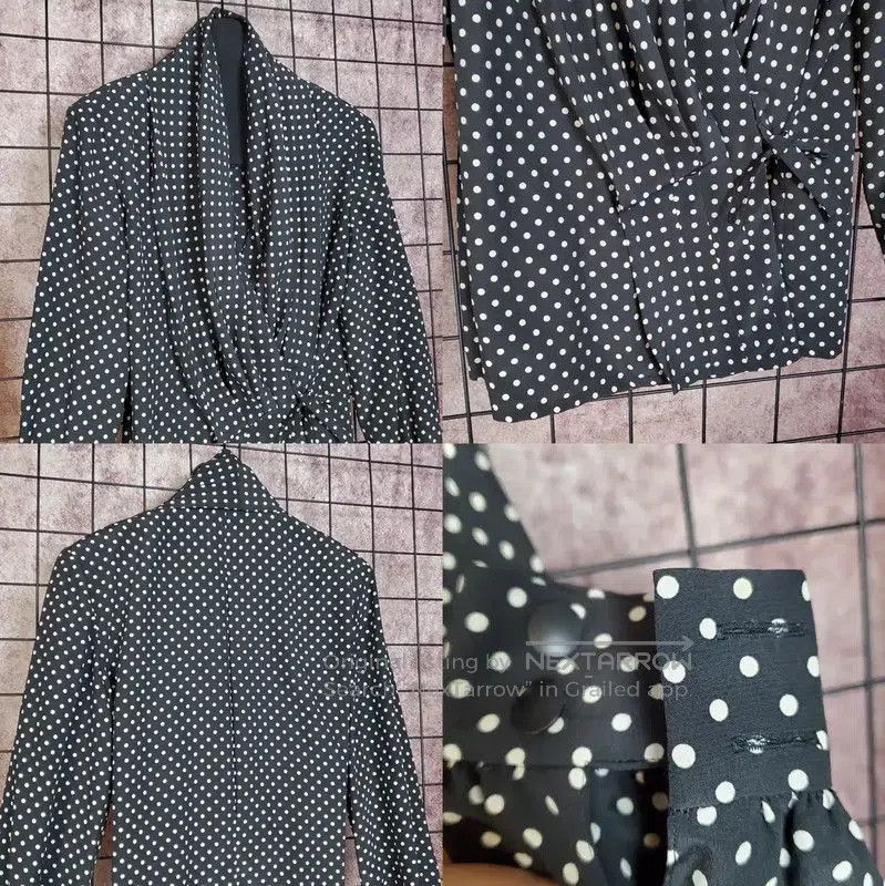 Dior Dior Black Polka Dot Long Sleeve Blouse . Size M / US 6-8 / IT 42-44 - 5 Thumbnail