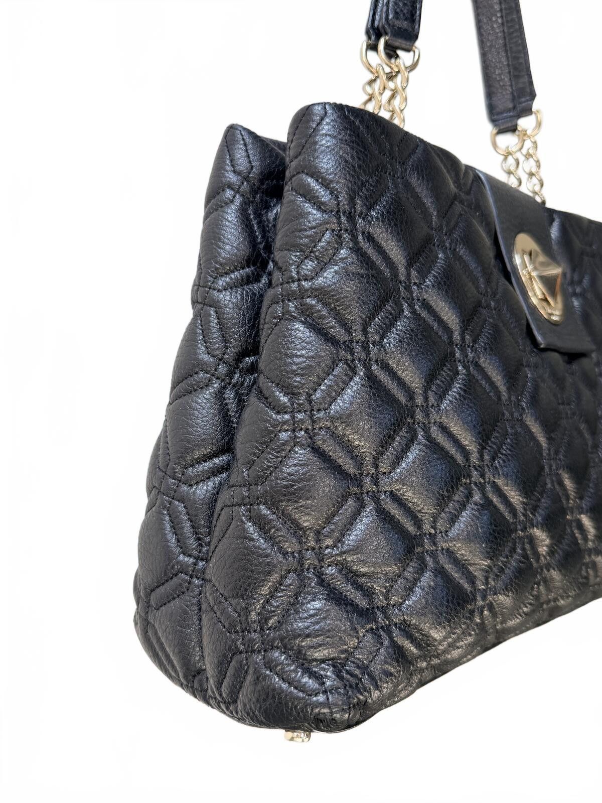 Kate Spade Kate Spade Black Quilted Leather Shoulder Bag Size ONE SIZE - 2 Thumbnail