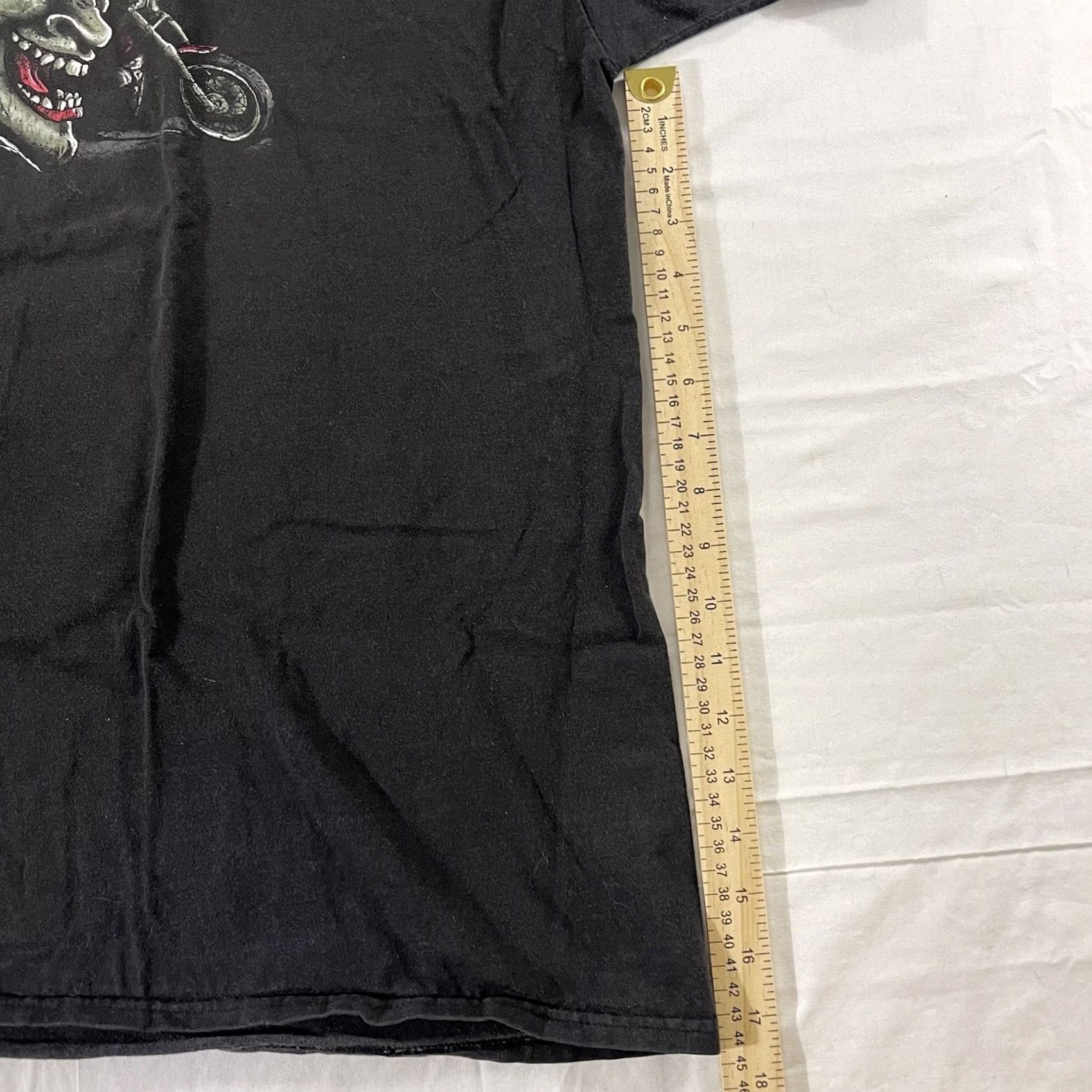 Harley Davidson Harley-Davidson Men's 2XL T-Shirt Buckminns D&D Xenia Ohio Joker Graphic Shirt Adult Black 90s Mens Size US XXL / EU 58 / 5 - 5 Thumbnail