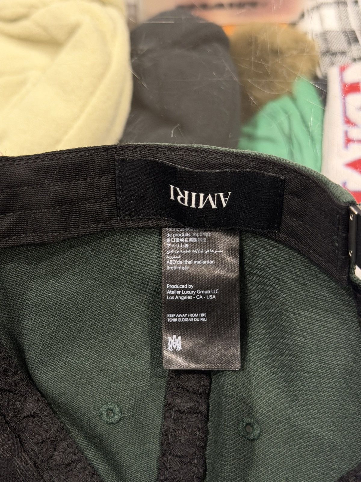 Amiri Amiri Two-Toned MA Embroidered Cap Size ONE SIZE - 5 Thumbnail