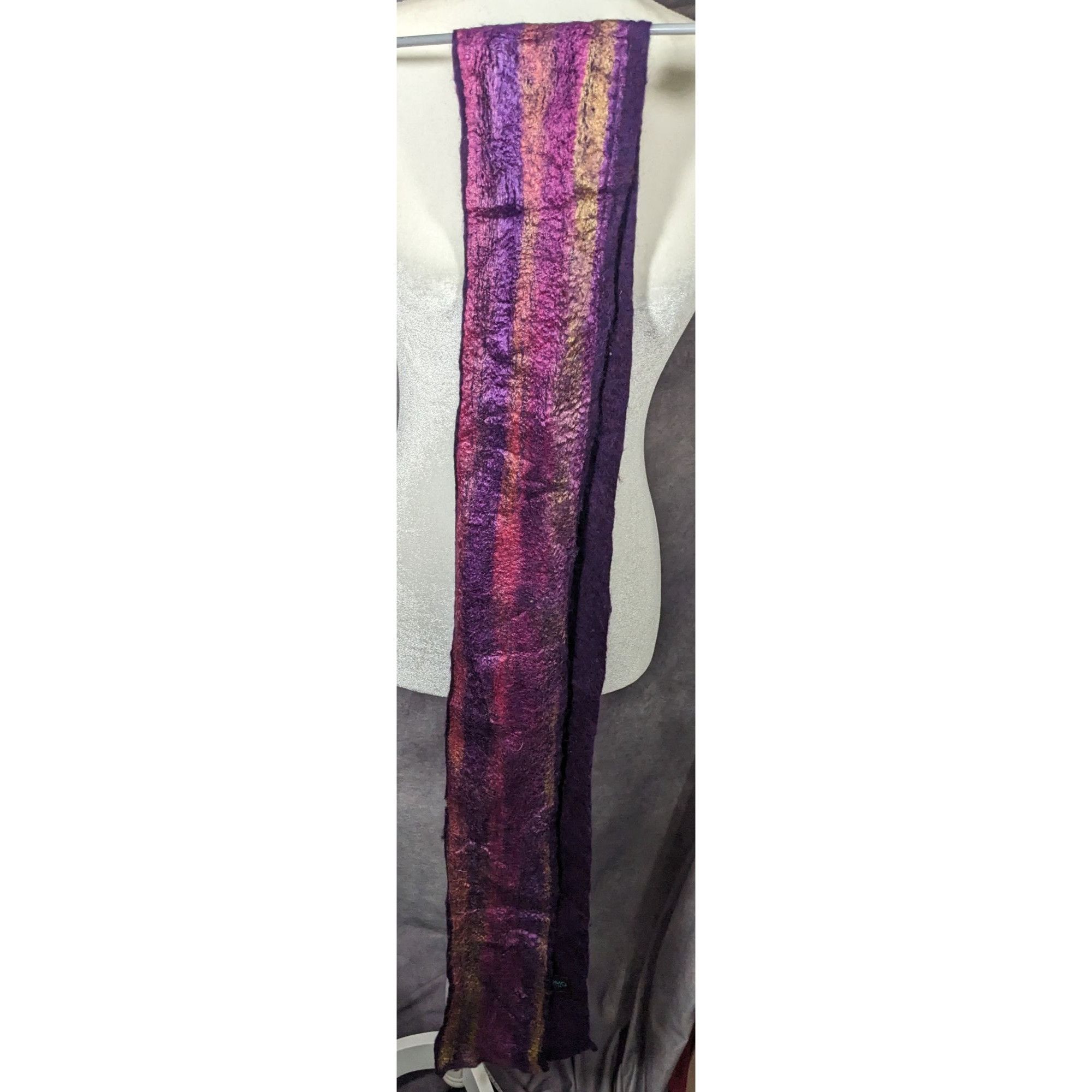 Other Yomo New York Purple Metallic Felted Scarf Size ONE SIZE - 9 Thumbnail