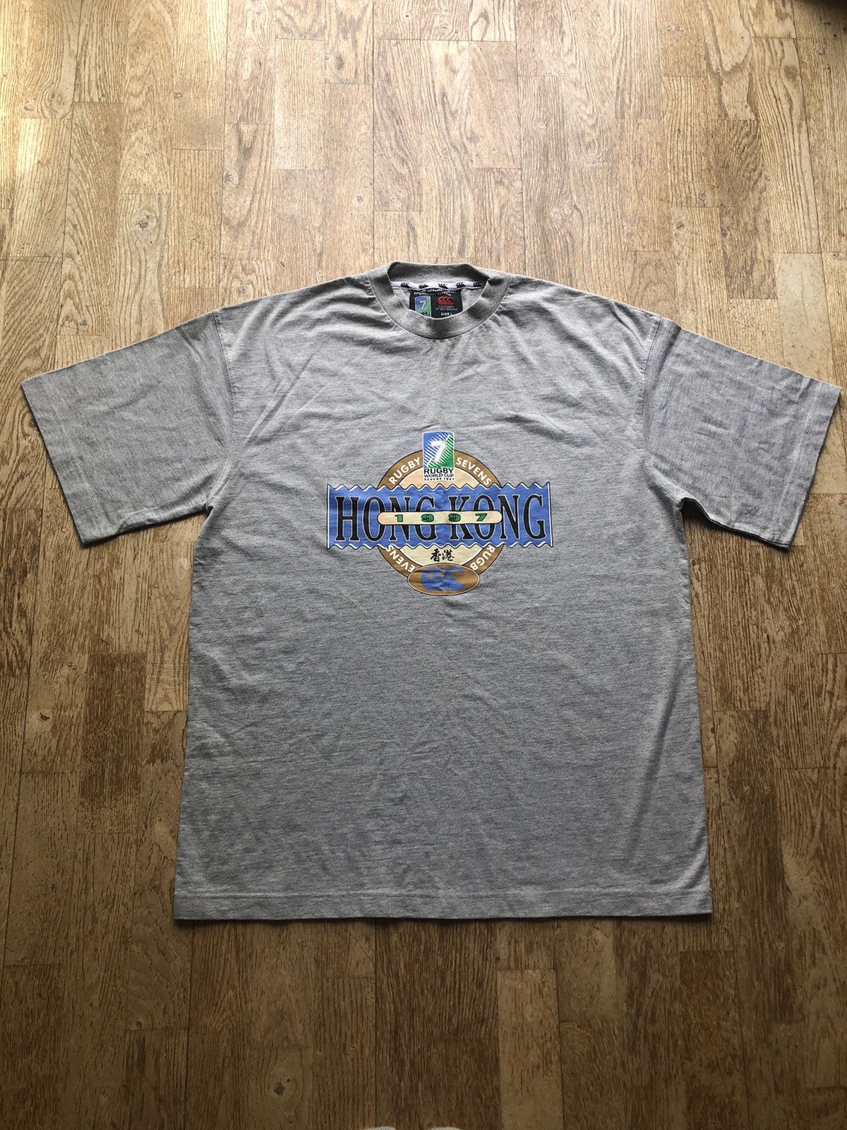 Vintage RARE RUGBY 1997 WORLD CUP SEVENS SPORT TEE SHIRT Size US L / EU 52-54 / 3 - 1 Thumbnail
