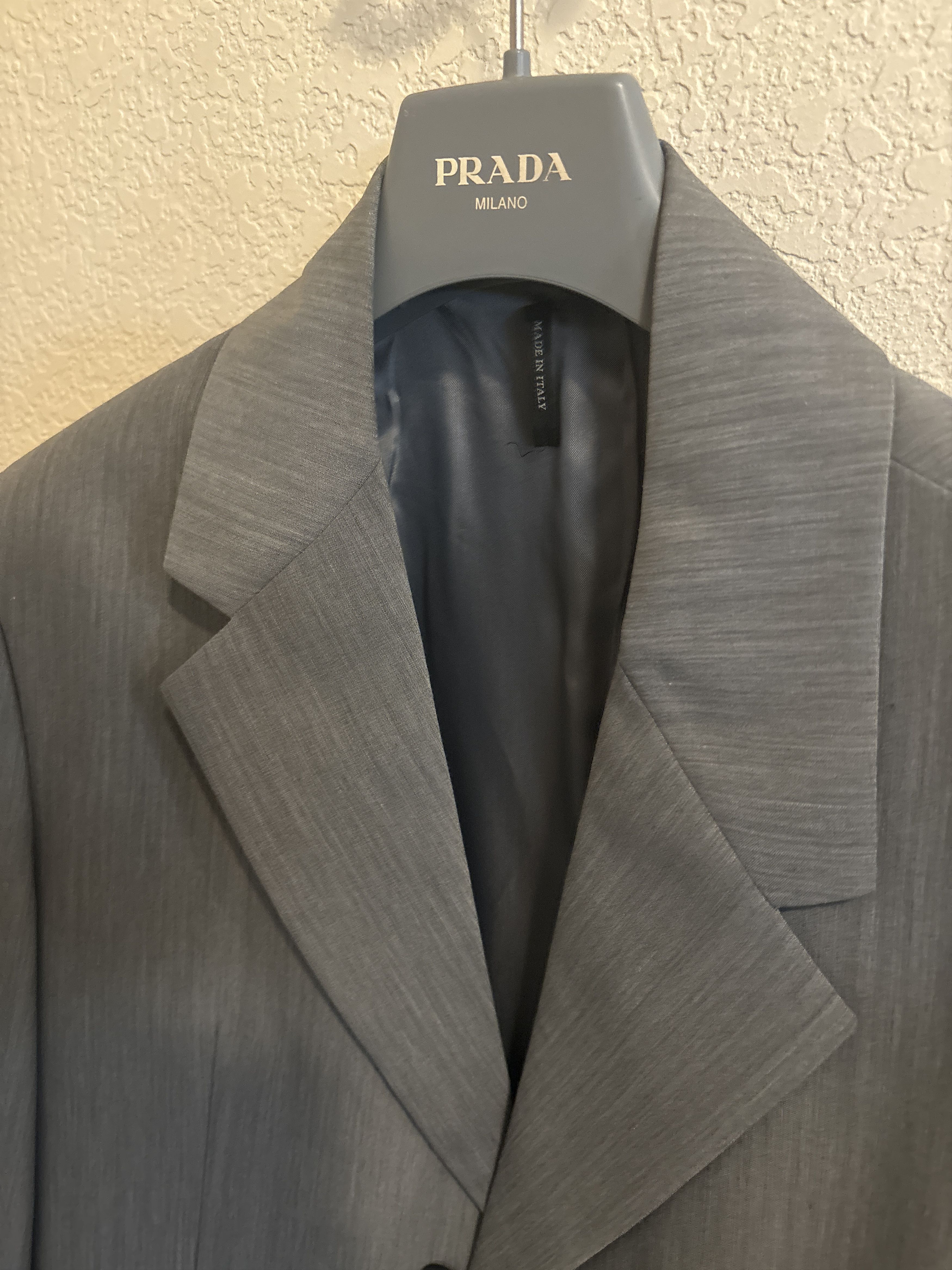Prada Prada Spring/ Summer 2023 light Grey Mohair Jacket Size 38S - 6 Thumbnail