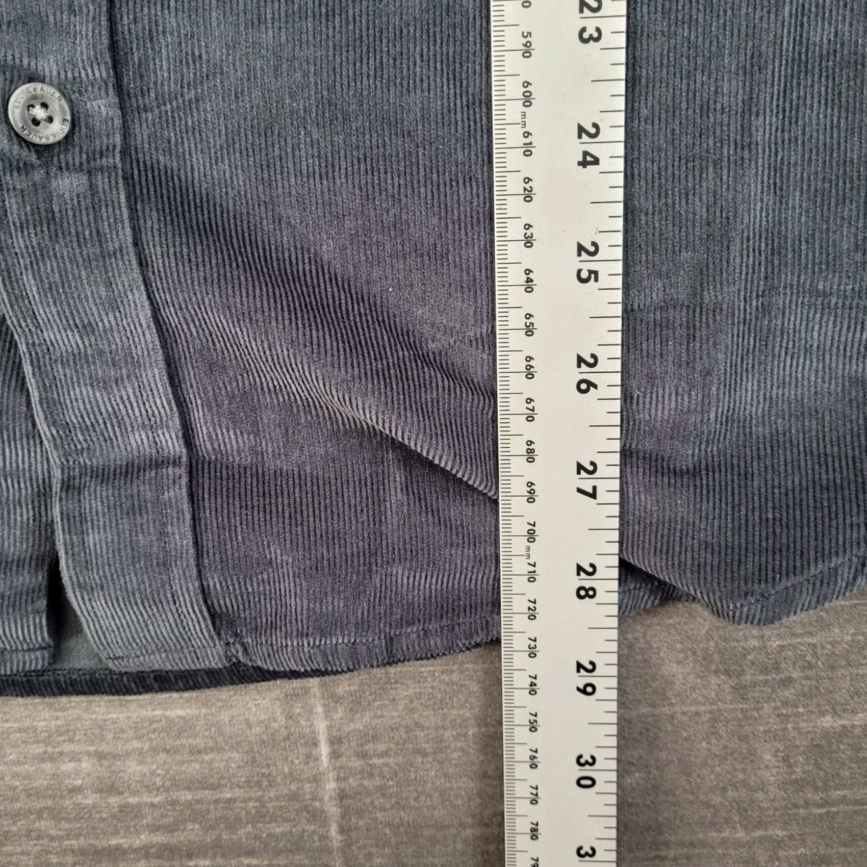 Eddie Bauer Eddie Bauer Mens Grey Medium Corduroy Long Sleeve Button Down Shirt New Size US M / EU 48-50 / 2 - 6 Thumbnail
