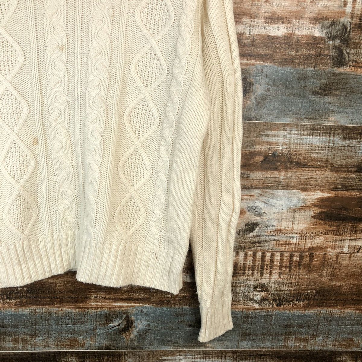 Vintage Wooders Doll White vintage Knitwear #A1623 Size M / US 6-8 / IT 42-44 - 8 Thumbnail