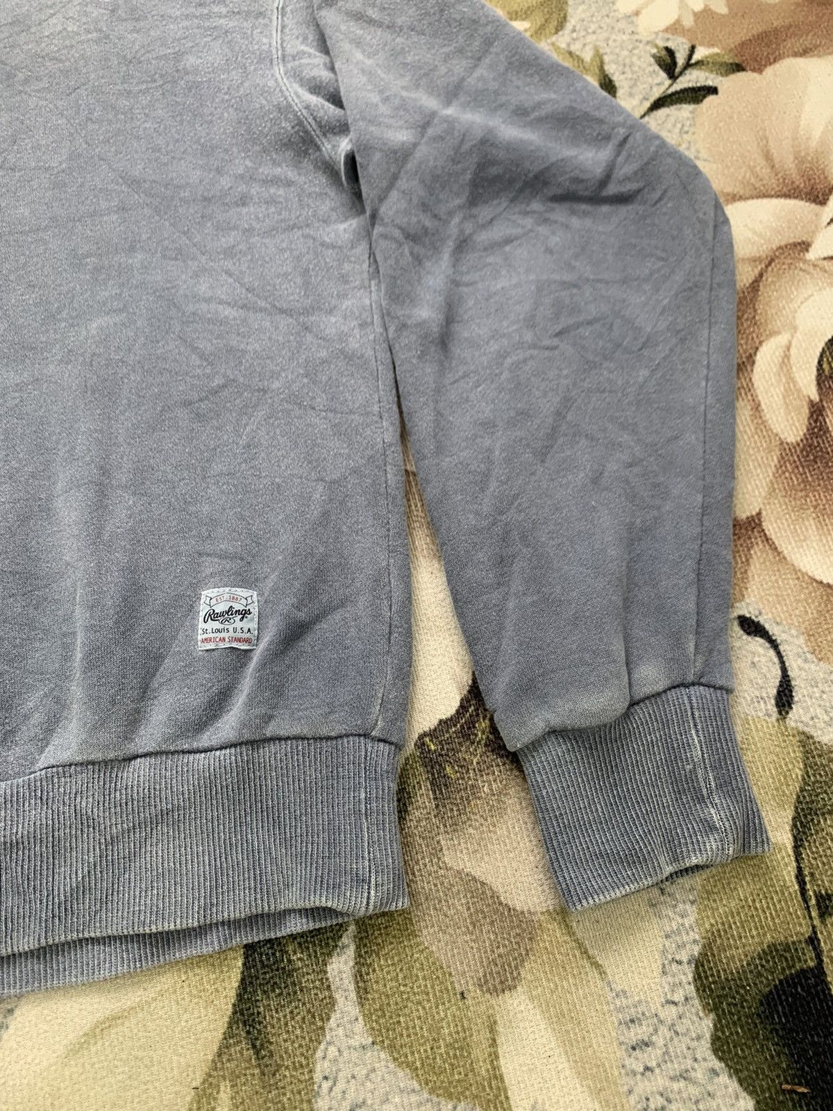 Sports Specialties × Vintage Vtg Big Logo Printed Rawlings Sweatshirt Size US M / EU 48-50 / 2 - 3 Thumbnail