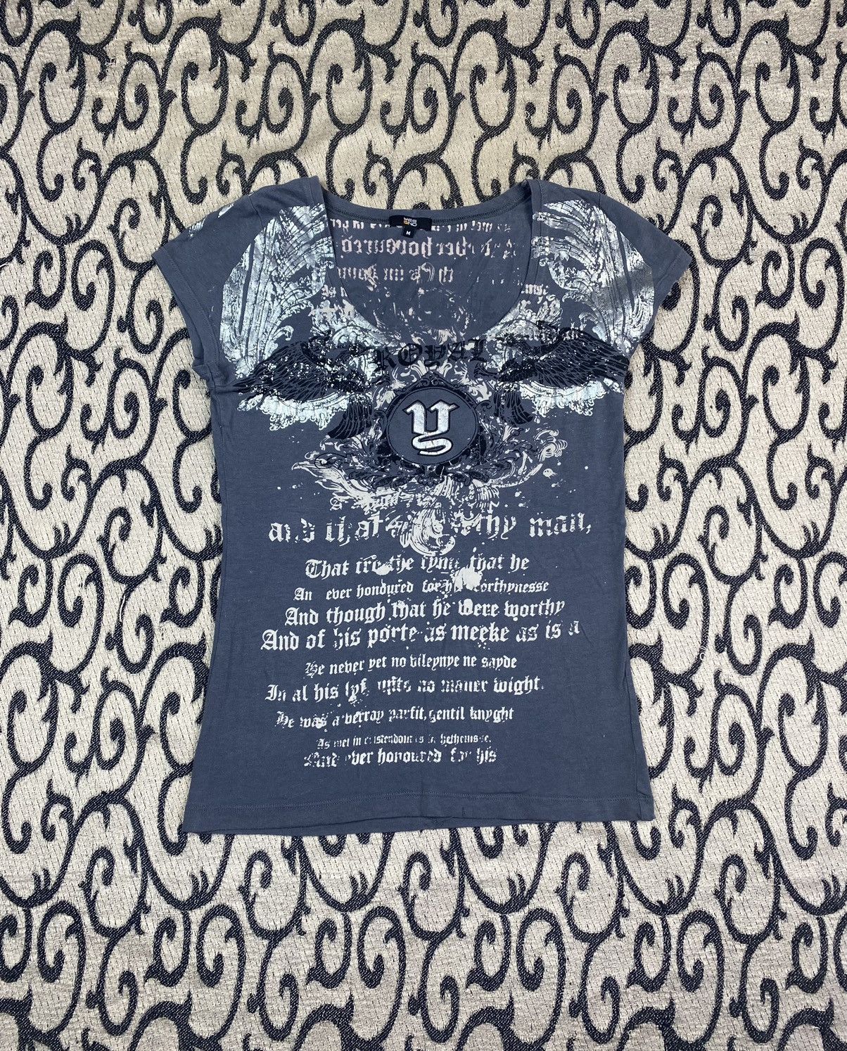 Affliction × Burberry × If Six Was Nine Y2K if Six Was Nine Avant Garde T-shirt Streetwear Size M / US 6-8 / IT 42-44 - 1 Thumbnail