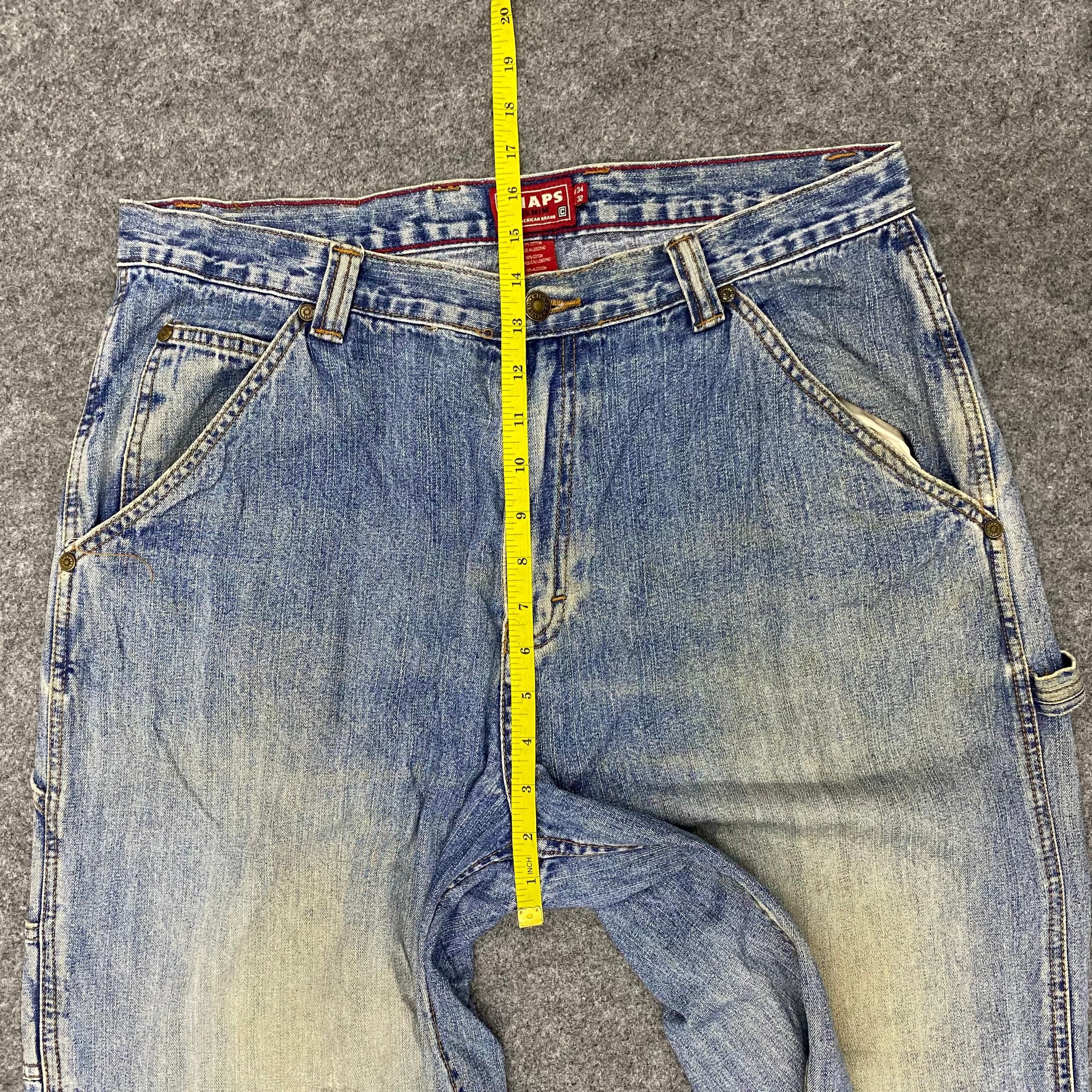 Chaps 💥Best Offer💥Vintage Chap Denim Canperter Distressed Denim Size US 34 / EU 50 - 6 Thumbnail