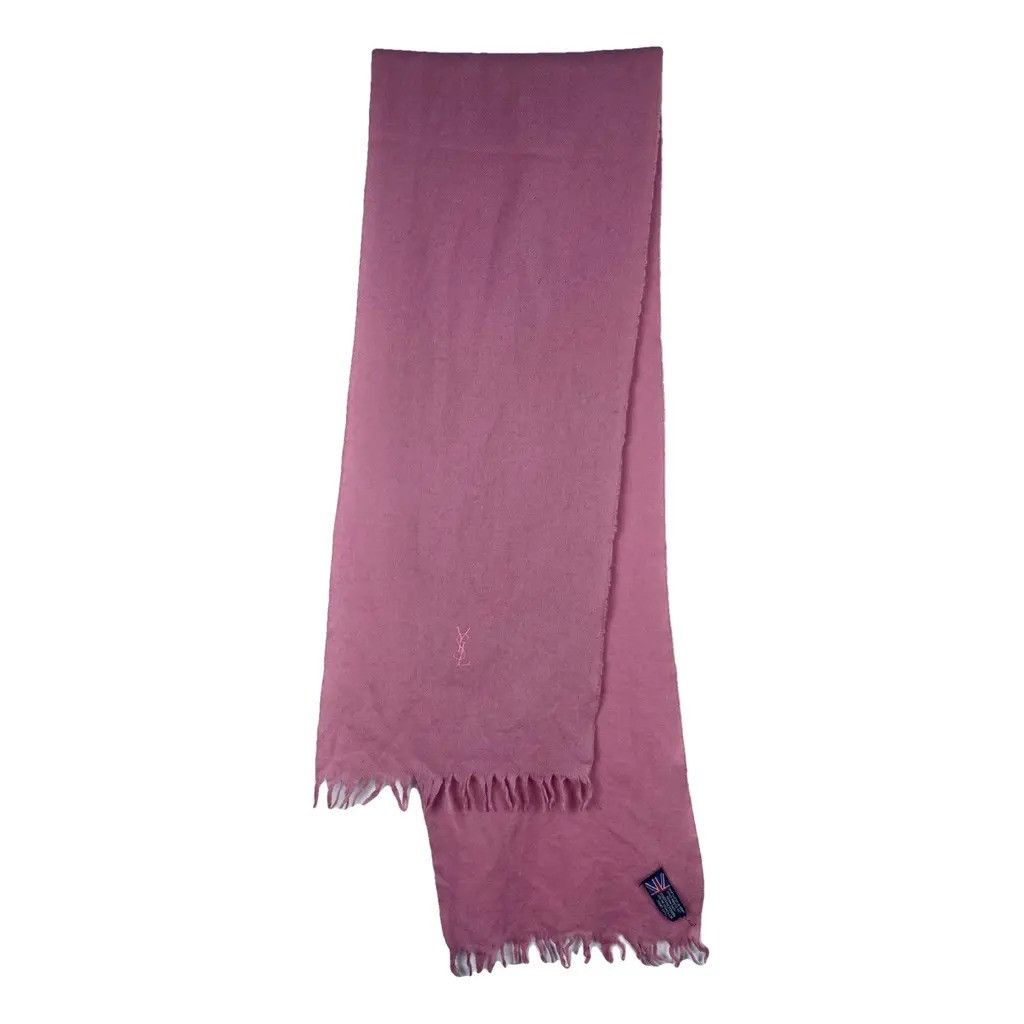Yves Saint Laurent Yves Saint Laurent Wool Scarf Size: onesize Size ONE SIZE - 1 Thumbnail