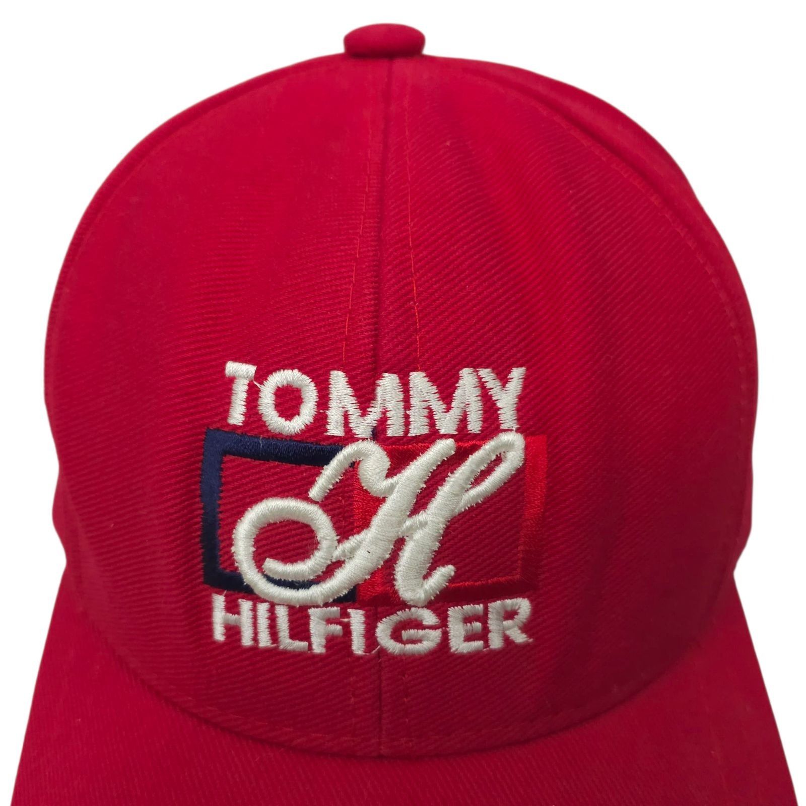 Tommy Hilfiger Tommy Hilfiger Spell Out Strapback Cap Embroidered Vintage 9 Size ONE SIZE - 7 Thumbnail