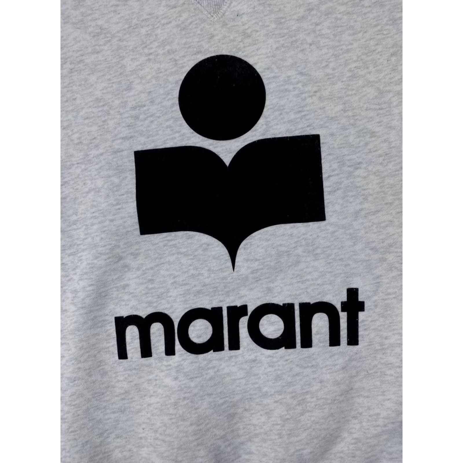 Isabel Marant Isabel Marant Etoile Sweatshirt Women Size 34 Gray Big Logo Size XXS / US 00 / IT 34 - 4 Thumbnail