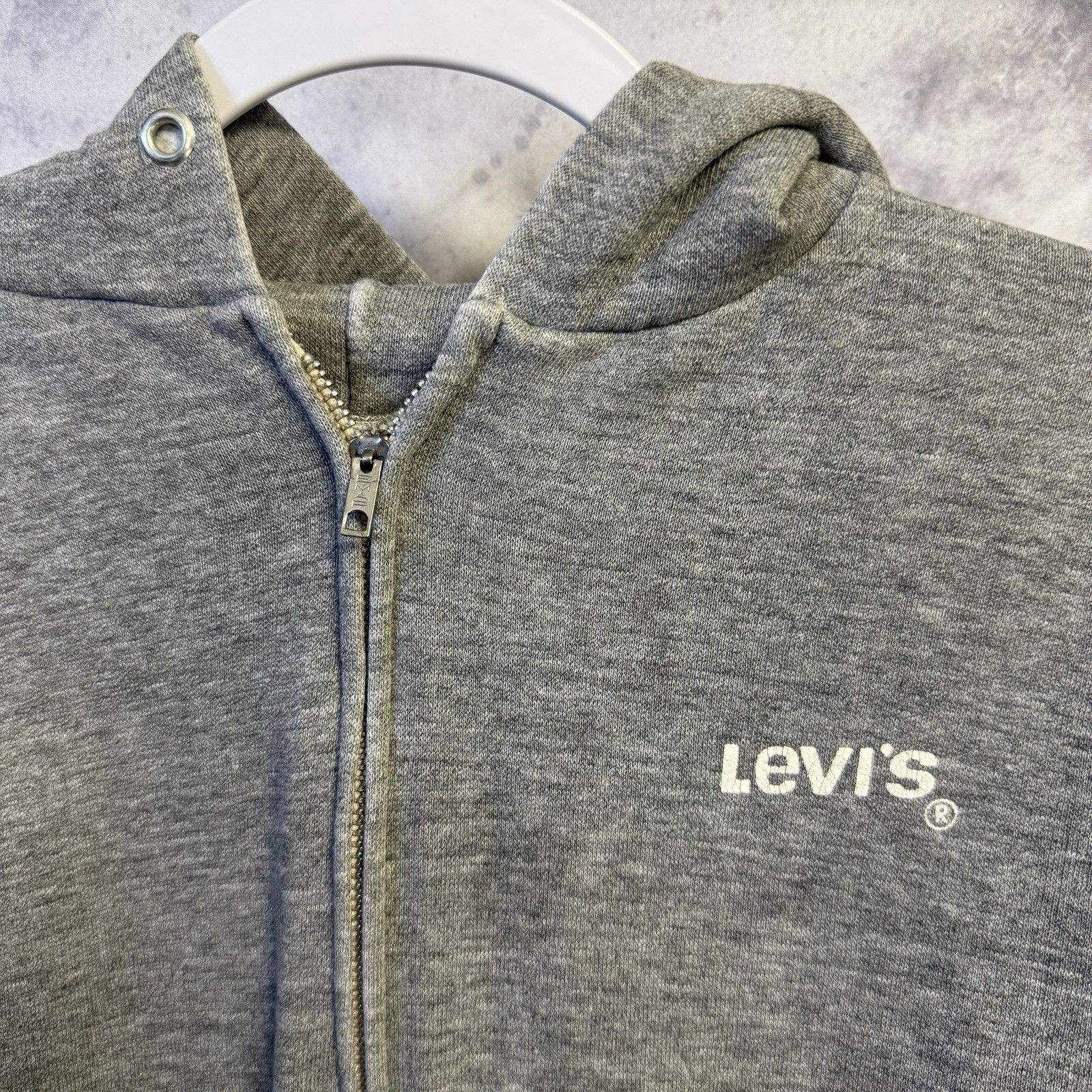 Levi's Vintage Levi's Hoodie Sweatshirt Mens Medium 19x21 Gray Full Size US M / EU 48-50 / 2 - 3 Thumbnail