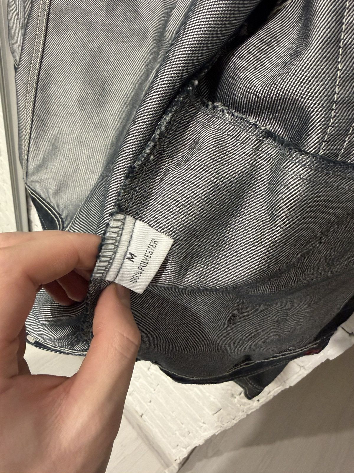 Fubu FUBU Y2K Denim Jacket Reflective Stitching Vintage Size M Size US M / EU 48-50 / 2 - 11 Thumbnail