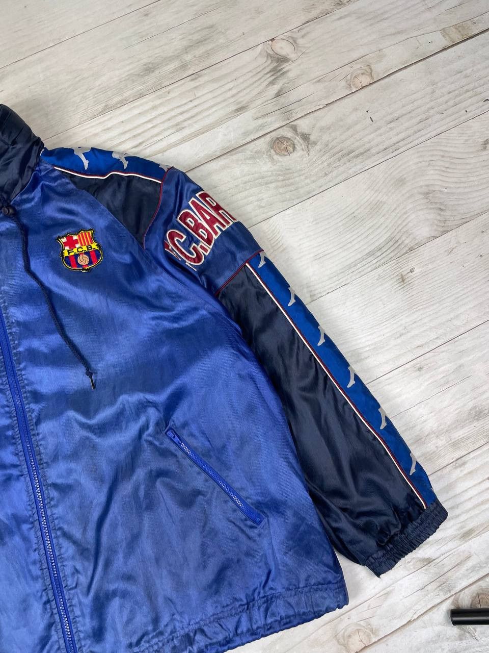 Kappa Vintage Kappa Barcelona 1996-97 Football Track Jacket Size US XL / EU 56 / 4 - 4 Thumbnail