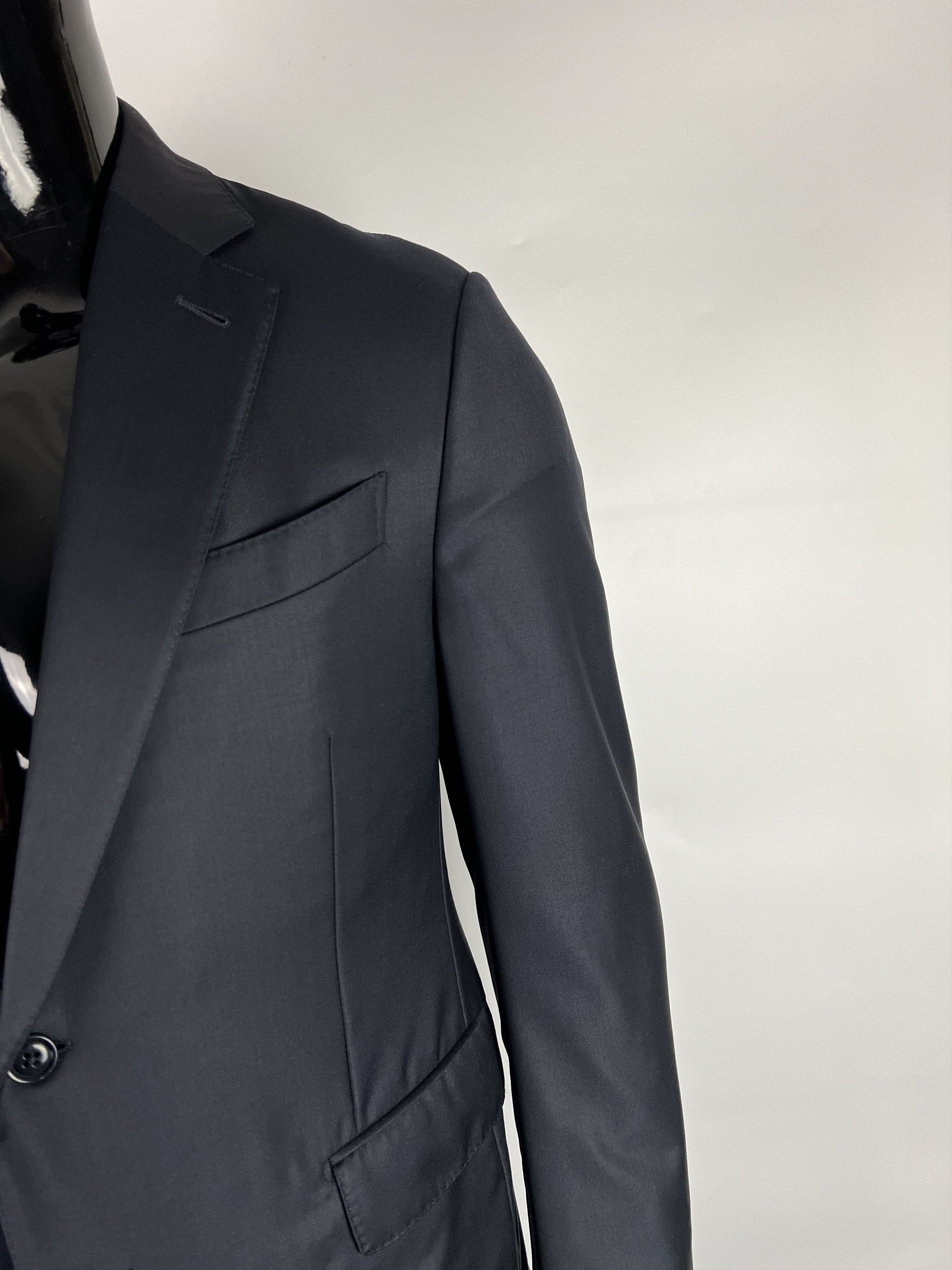 Ermenegildo Zegna Ermenegildo Zegna Trofeo Navy Blue Wool Suit Size EU50 Size 50R - 8 Thumbnail