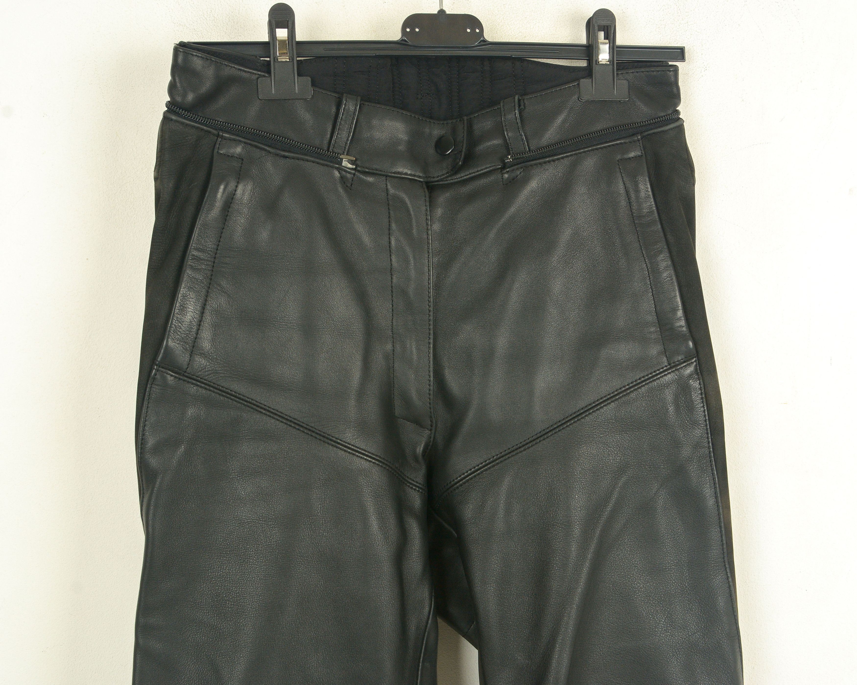 Hein Gericke SAFE Hiprotec Women M Leather Motorcycle UK 10 Pants Biker Size 28" / US 6 / IT 42 - 2 Thumbnail