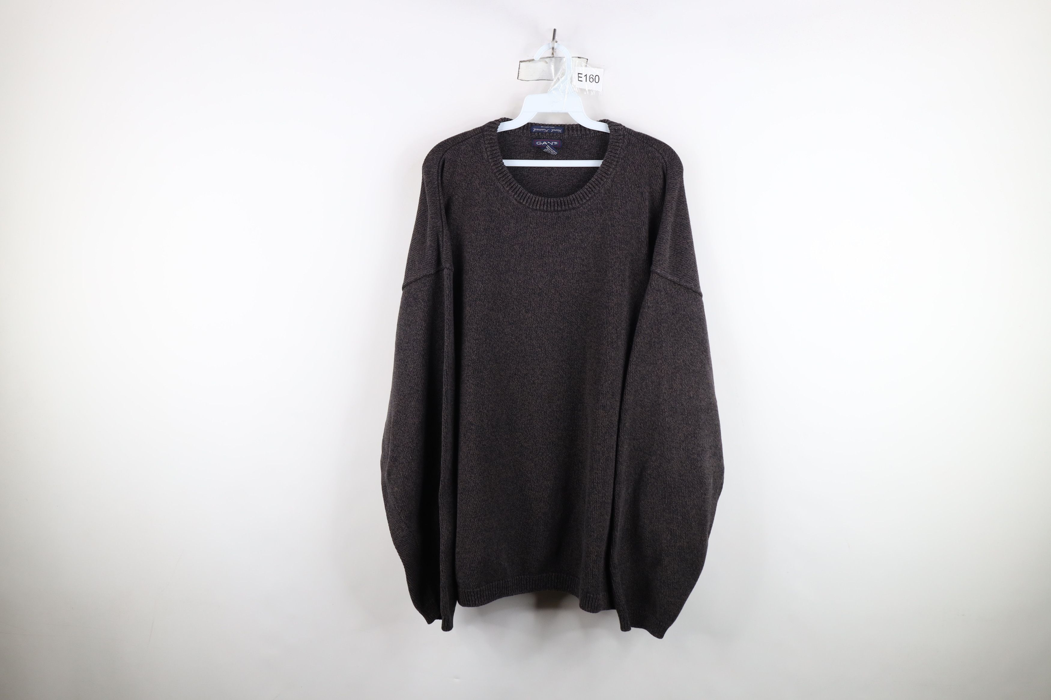 Vintage Vintage 90s Streetwear Hand Framed Knit Crewneck Sweater Size US XXL / EU 58 / 5 - 1 Thumbnail