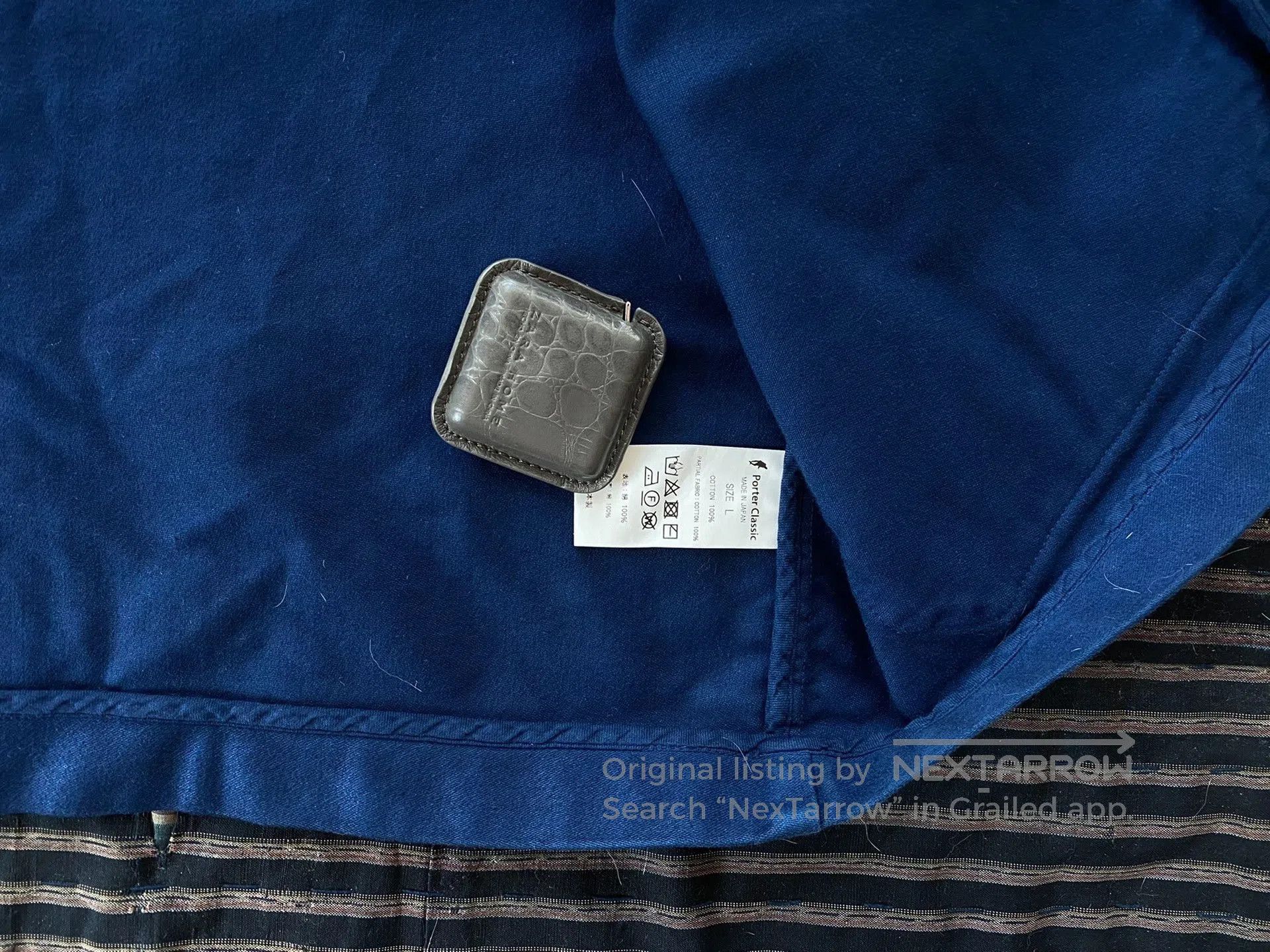 Porter Classic blue moleskin jacket by PORTER CLASSIC. Size US L / EU 52-54 / 3 - 3 Thumbnail