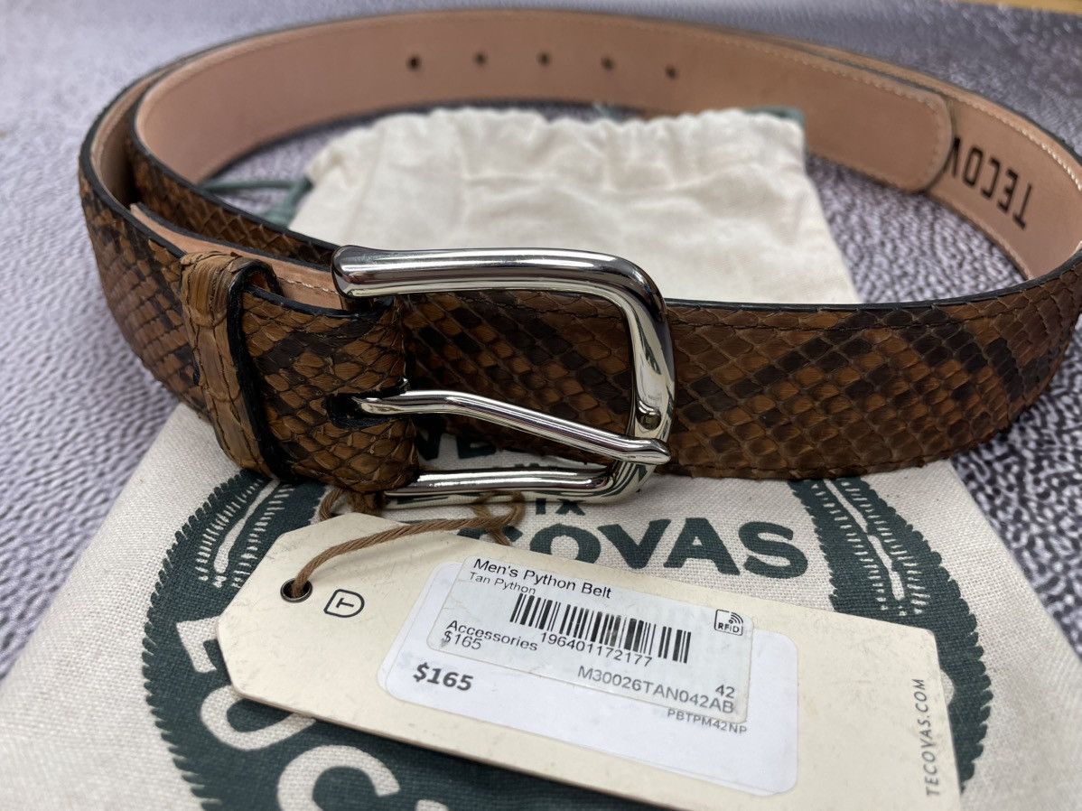 Other × Tecovas New Tecovas Men Brown Genuine Leather Belt Size 42 With Bag Size 42 - 2 Thumbnail
