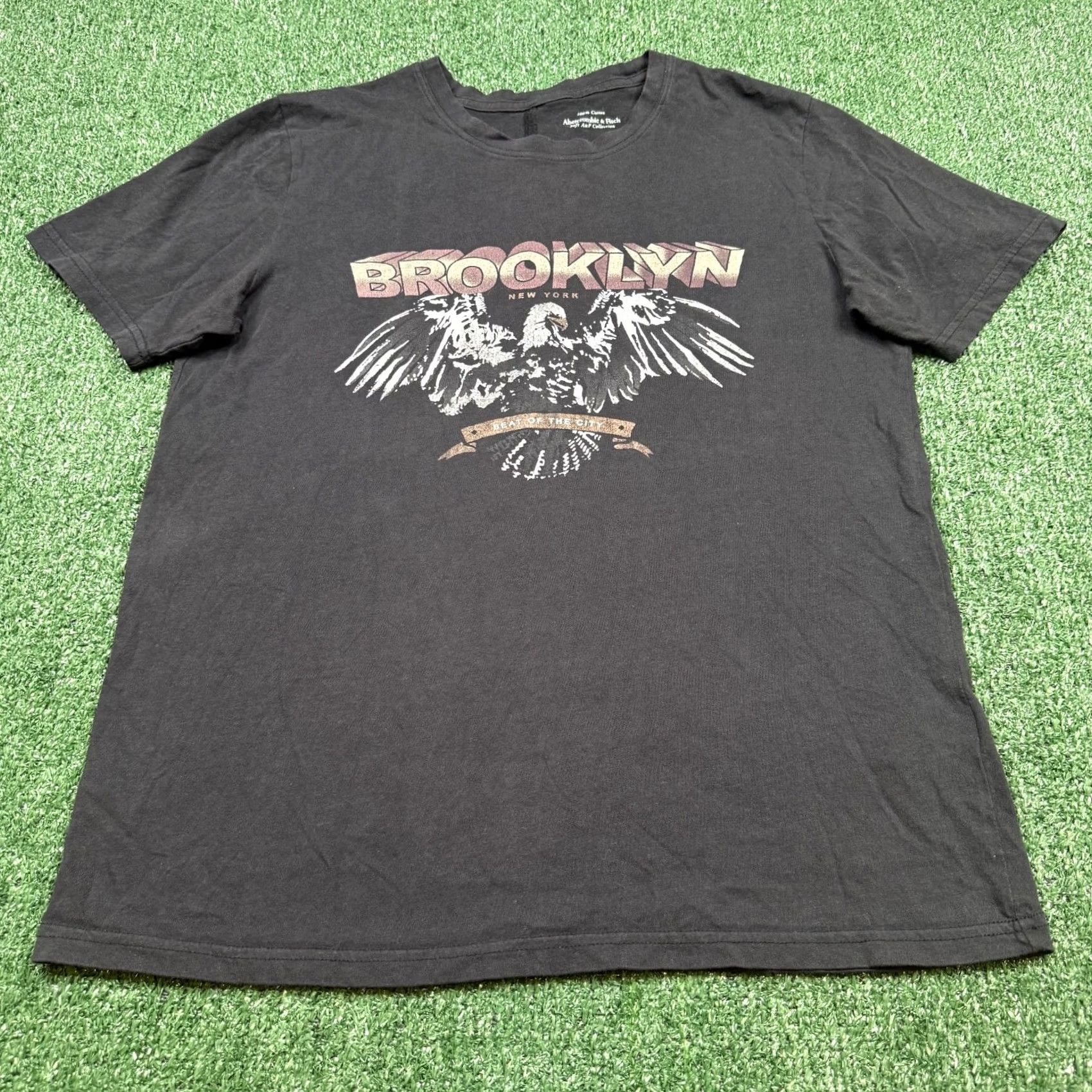 Abercrombie & Fitch Vintage Abercrombie Fitch Shirt Size S Black Short Sleeve Brooklyn Y2K Women's Size S / US 4 / IT 40 - 3 Thumbnail