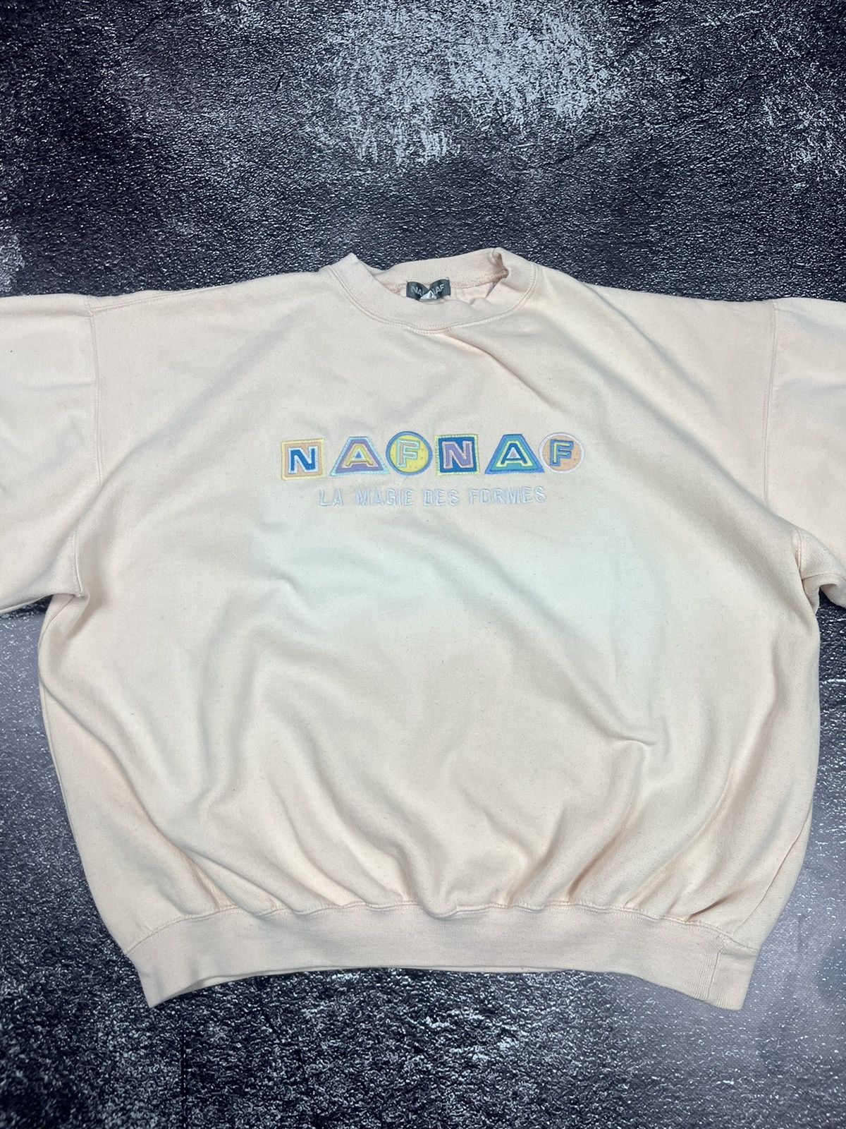 Vintage Naf Naf Big Logo Embroidered Boxy Fit Vintage Sweater Size US M / EU 48-50 / 2 - 4 Thumbnail
