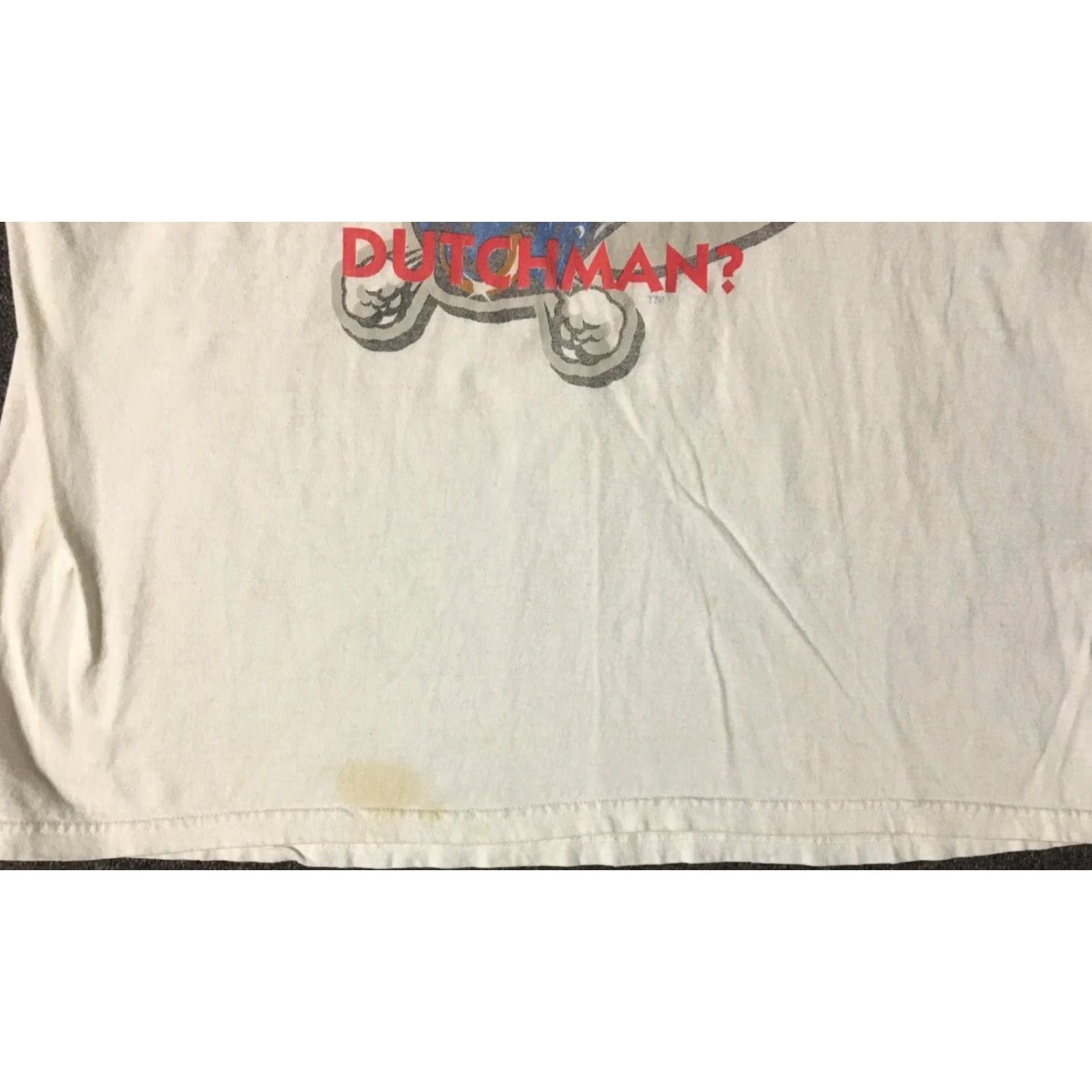 Vintage VINTAGE 90s UB Bulls Vs Hofstra Flying Dutchmen What The Hell Is A College PE T-Shirt XL White University at Buffalo Mens Graphic Tee Size US XL / EU 56 / 4 - 5 Thumbnail