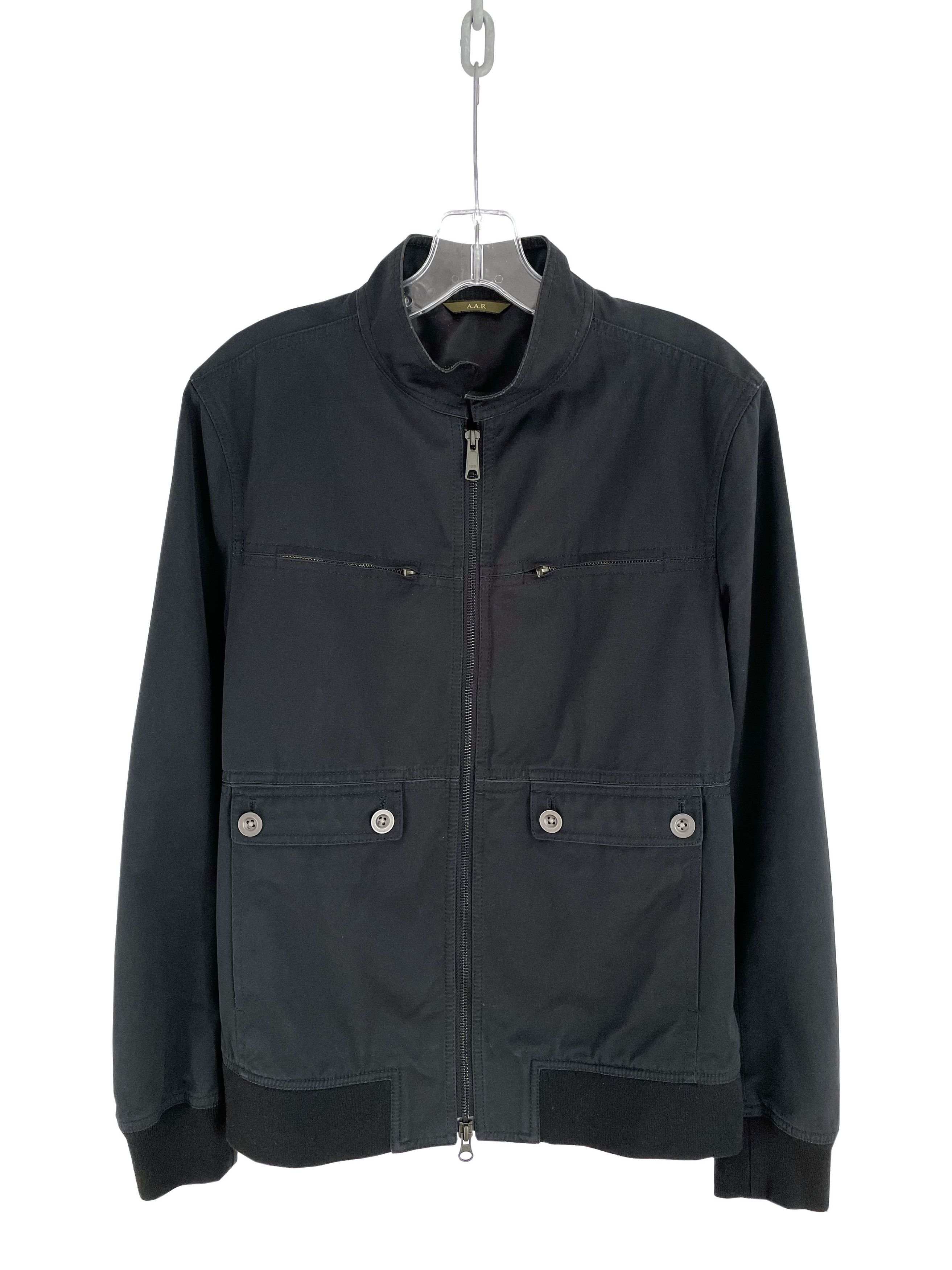 image of Yohji Yamamoto Against All Risks Cargo Jacket in Black, Men's (Size Medium)
