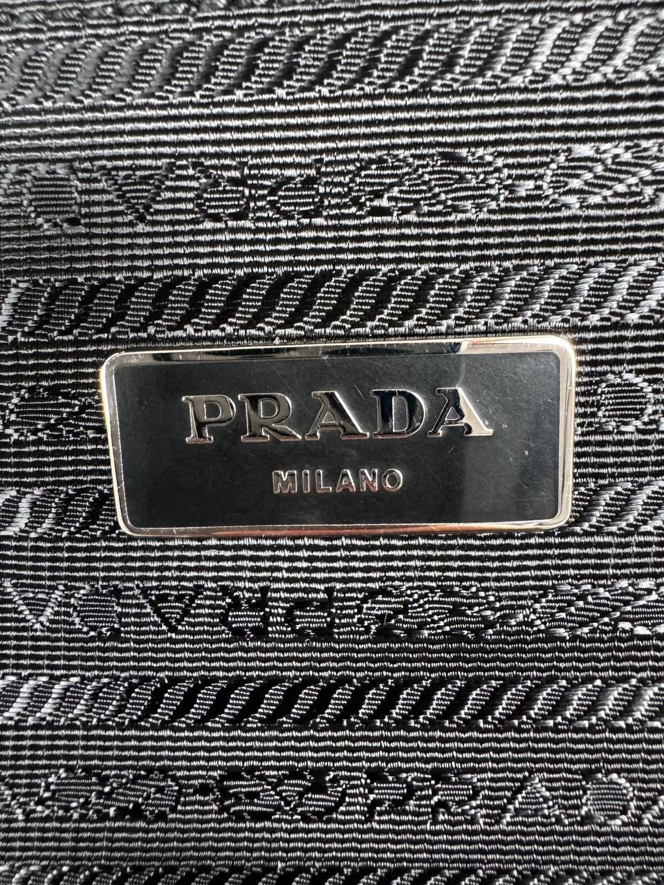 Prada Prada Saffiano Black Nylon Luggage Bag Size ONE SIZE - 13 Thumbnail