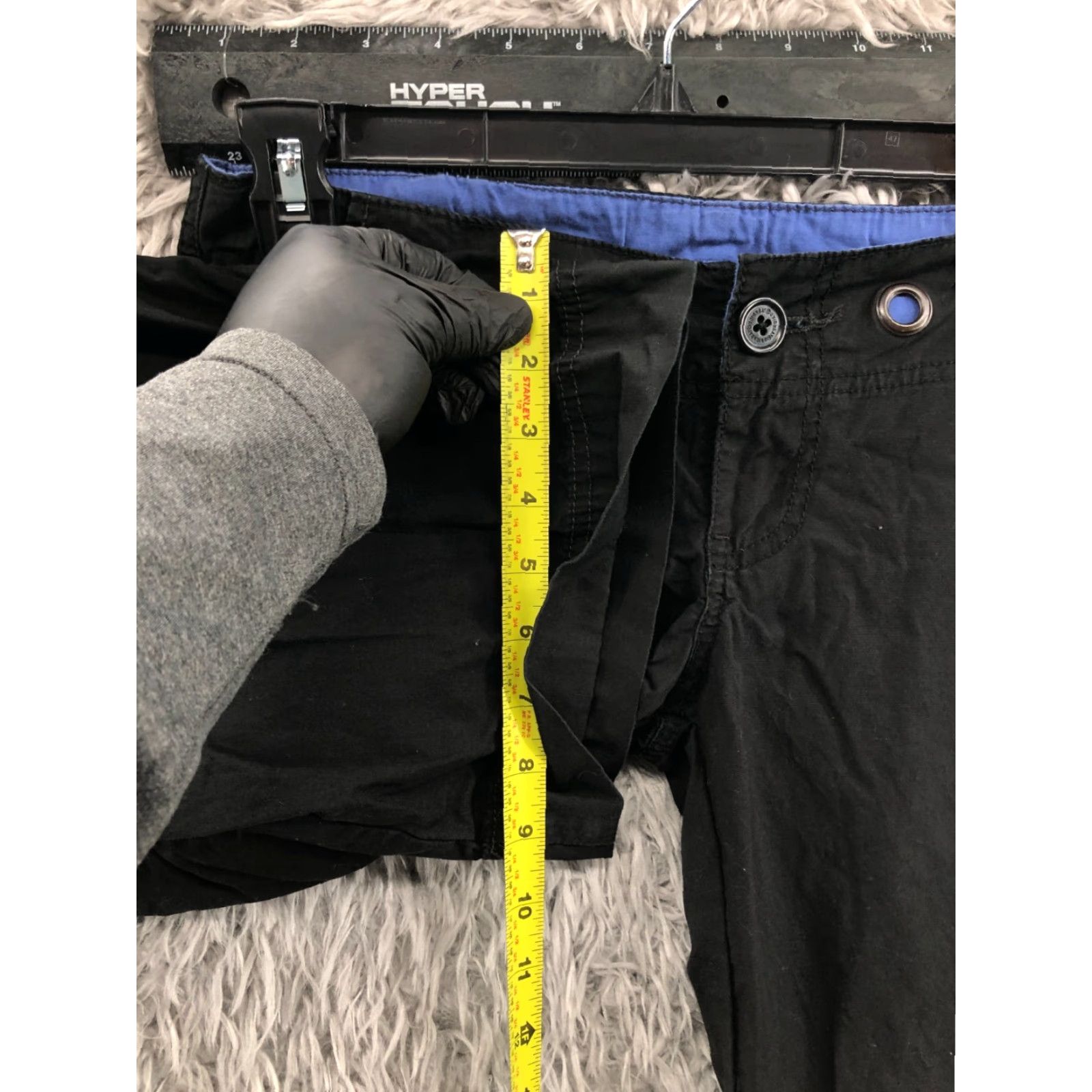 Vintage Union Bay Bootcut Pants Size 5 Womens Dark Wash Black Chino Regular Inseam 32"} Size 27" / US 4 / IT 40 - 4 Thumbnail