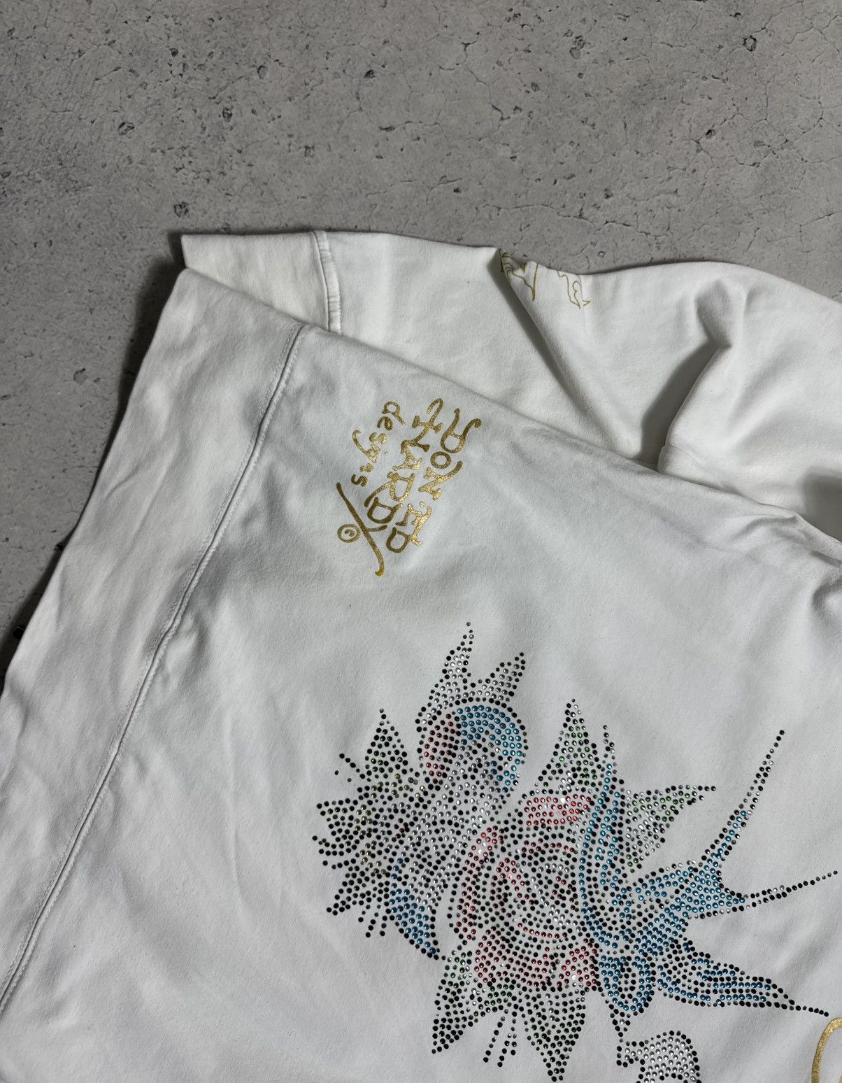Ed Hardy Ed Hardy by Christian Audigier Women’s Full Zip Hoodie White Size XL / US 12-14 / IT 48-50 - 10 Thumbnail