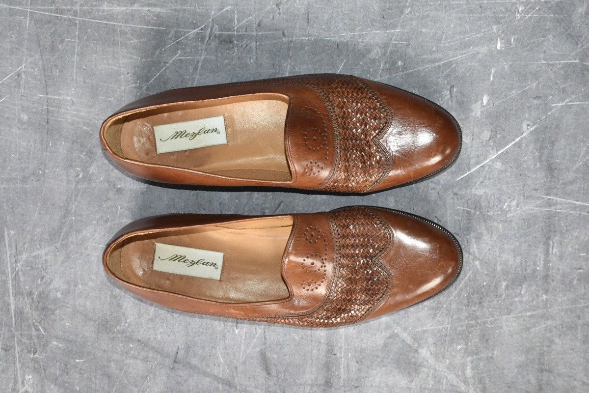 Mezlan Mezlan Brown Leather Loafers (11) Size US 12 / EU 45 - 7 Thumbnail