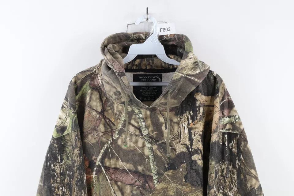 Vintage Vintage Streetwear Mossy Oak Camouflage Hoodie Sweatshirt Size US L / EU 52-54 / 3 - 2 Thumbnail