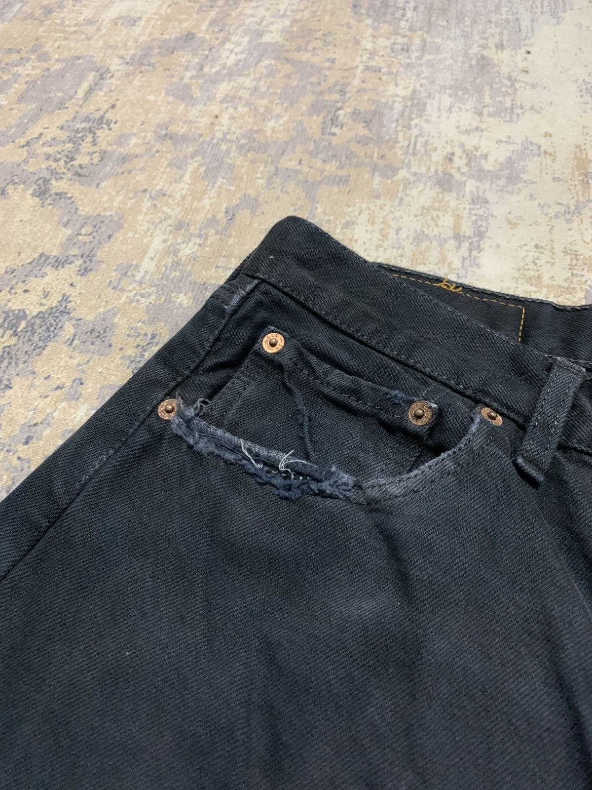 Levi's Vintage 501 Levi’s jeans black wash W32x34 Size US 35 - 5 Thumbnail