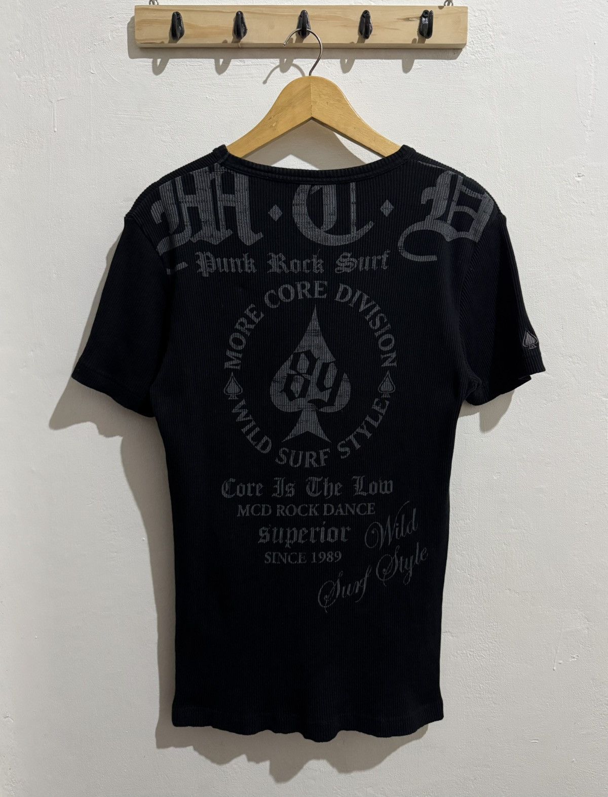Japanese Brand Y2k M.C.D IFSIXWASNINE POEM VNECK KNIT TSHIRT Size US M / EU 48-50 / 2 - 2 Thumbnail