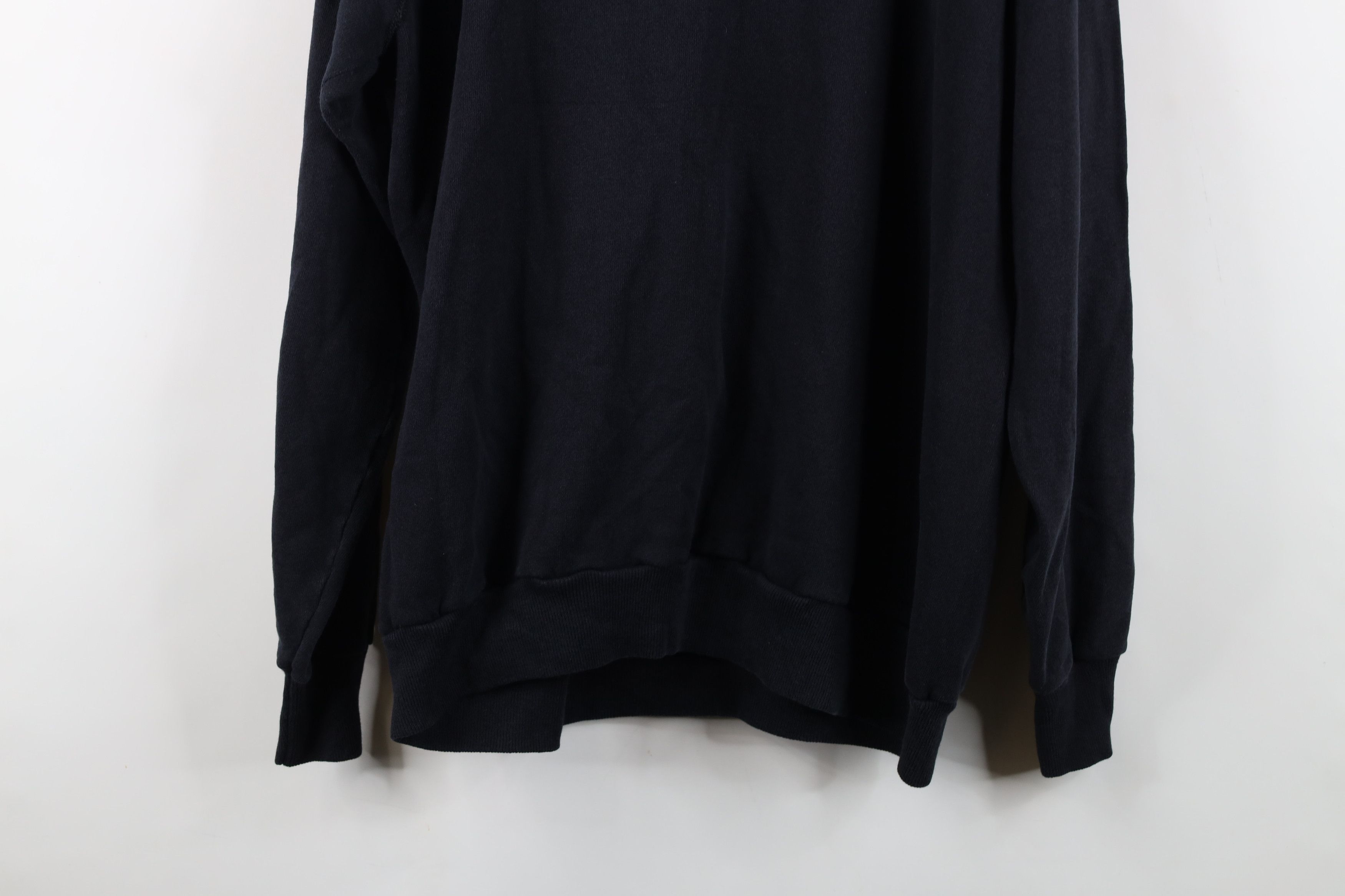 Vintage Vintage 80s 90s Streetwear Crewneck Sweatshirt Black USA Size US XXL / EU 58 / 5 - 13 Thumbnail
