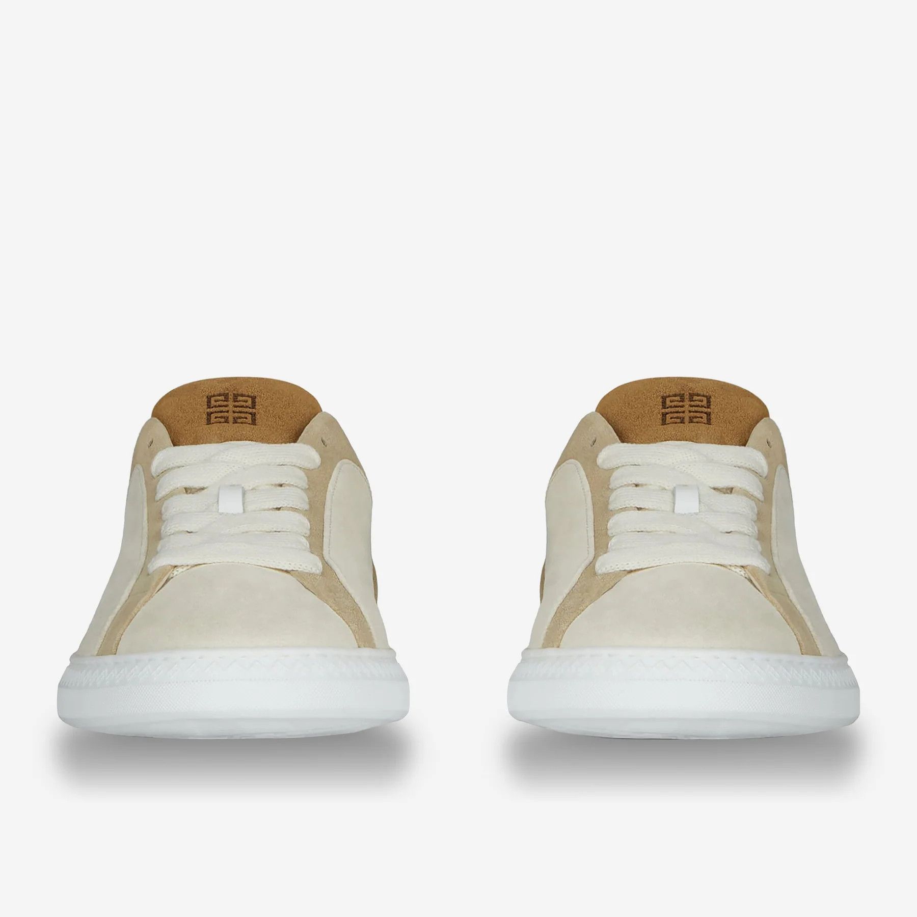 Givenchy o1lv12m1025 G Set Low Top Lace Sneakers in Beige/Brown Size US 11 / EU 44 - 2 Thumbnail